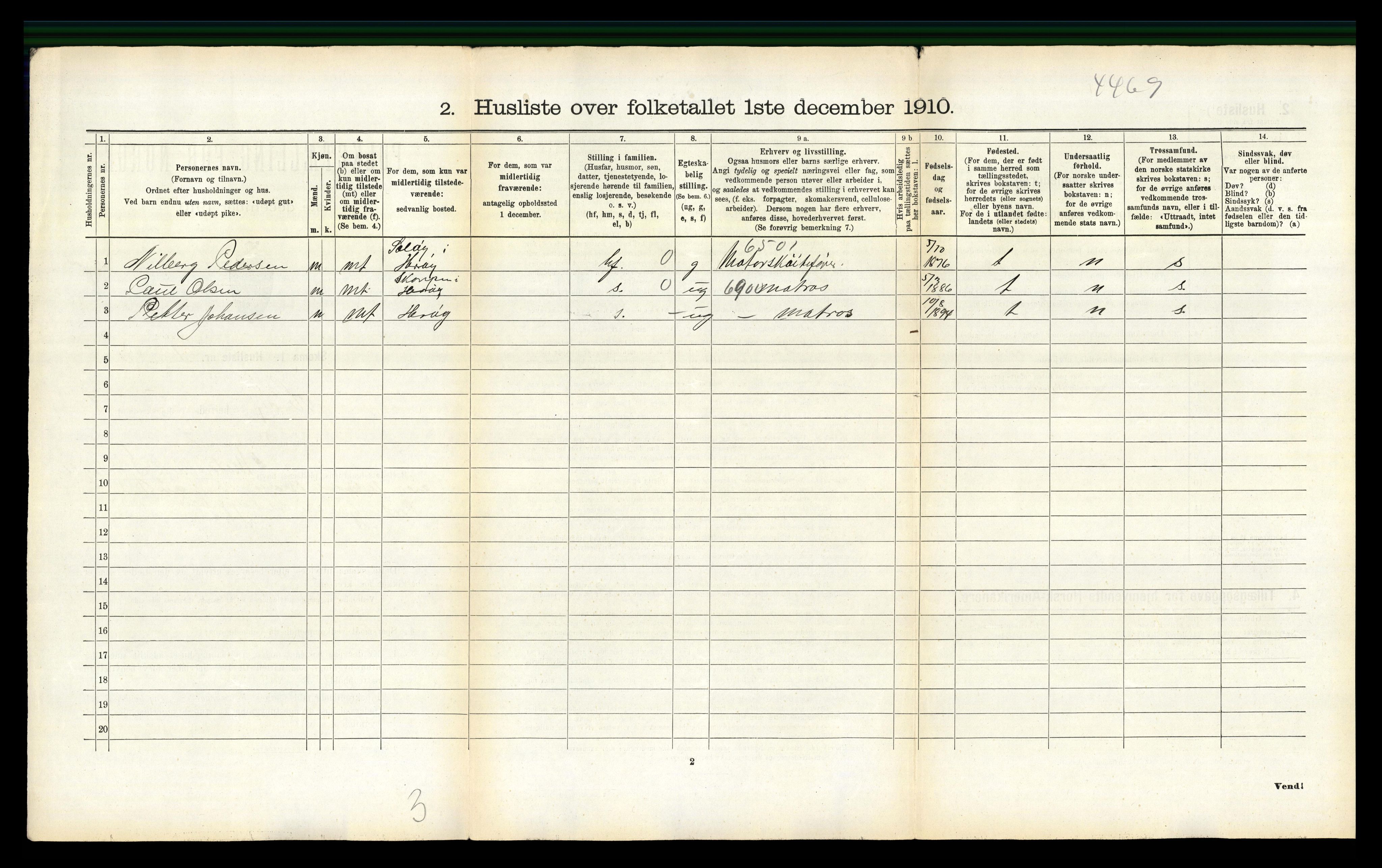 RA, 1910 census for Herøy, 1910, p. 1004