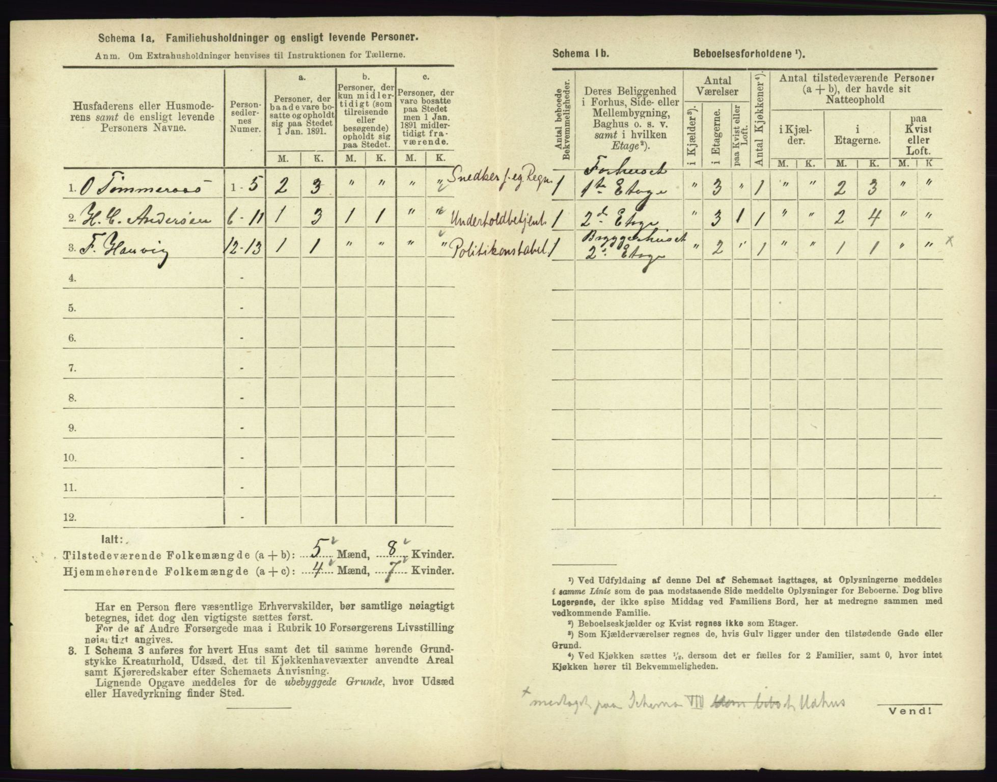 RA, 1891 census for 0602 Drammen, 1891, p. 3416