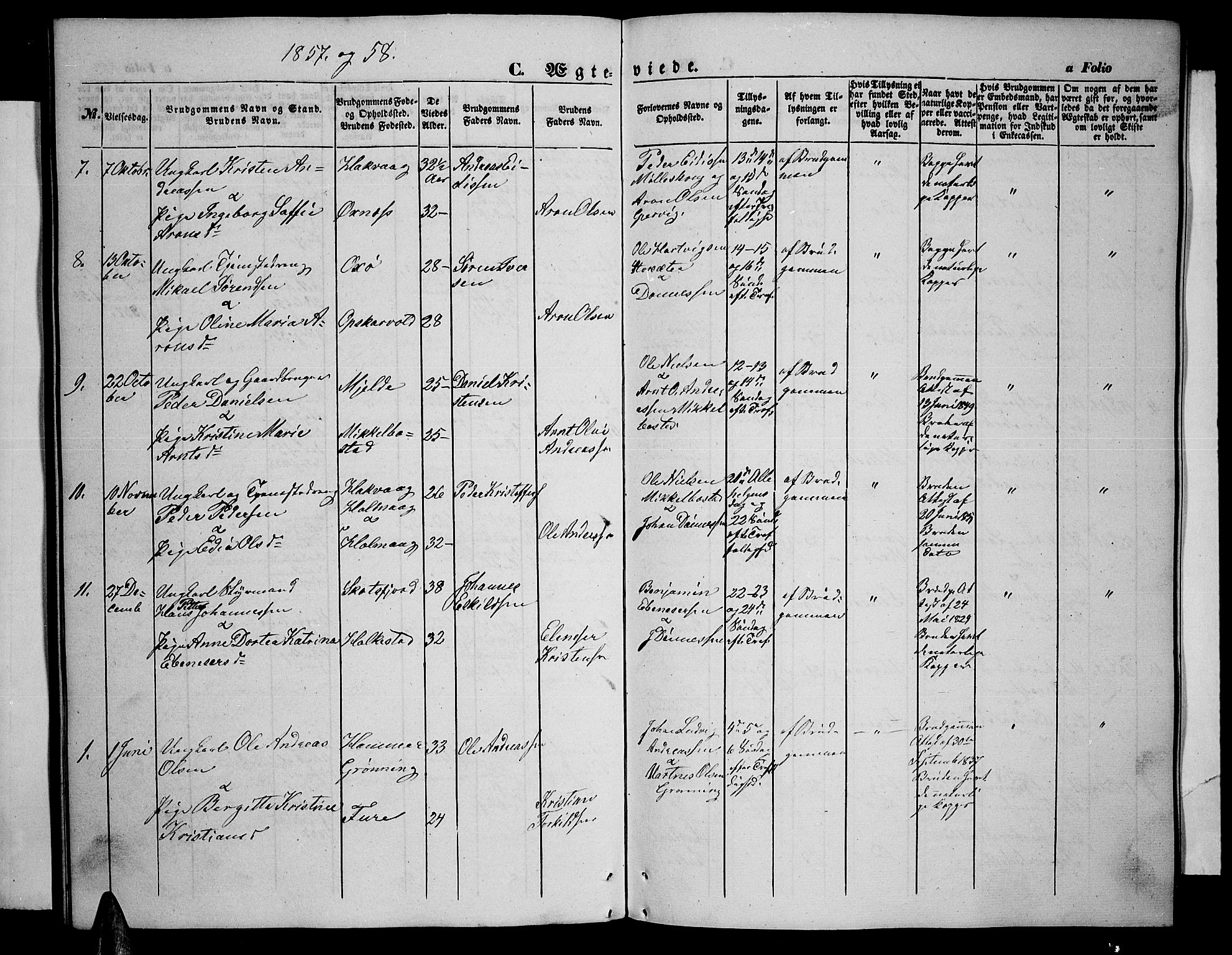 Ministerialprotokoller, klokkerbøker og fødselsregistre - Nordland, SAT/A-1459/855/L0814: Parish register (copy) no. 855C03, 1851-1864, p. 184