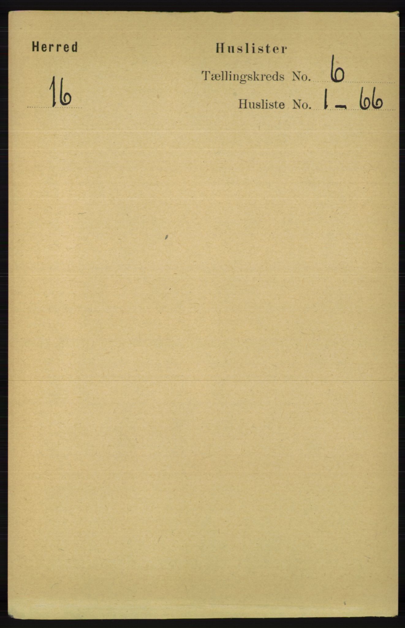 RA, 1891 census for 1039 Herad, 1891, p. 2233