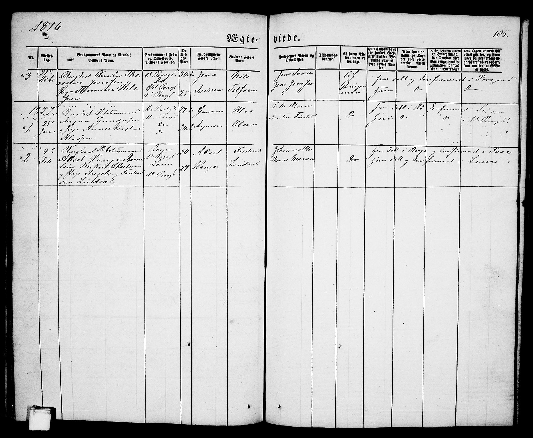 Porsgrunn kirkebøker , SAKO/A-104/G/Ga/L0002: Parish register (copy) no. I 2, 1847-1877, p. 185