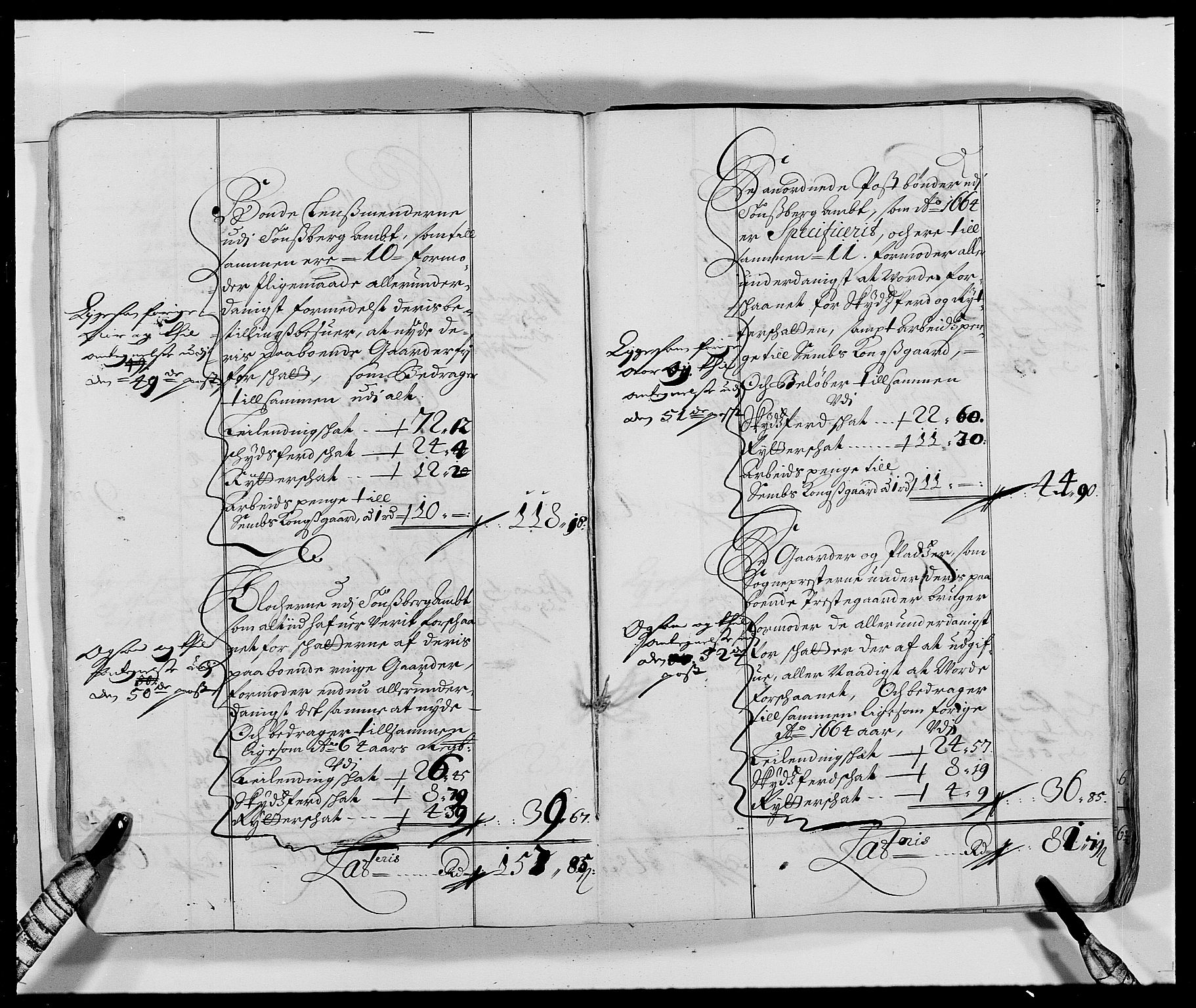 Rentekammeret inntil 1814, Reviderte regnskaper, Fogderegnskap, RA/EA-4092/R32/L1839: Fogderegnskap Jarlsberg grevskap, 1664-1673, p. 36