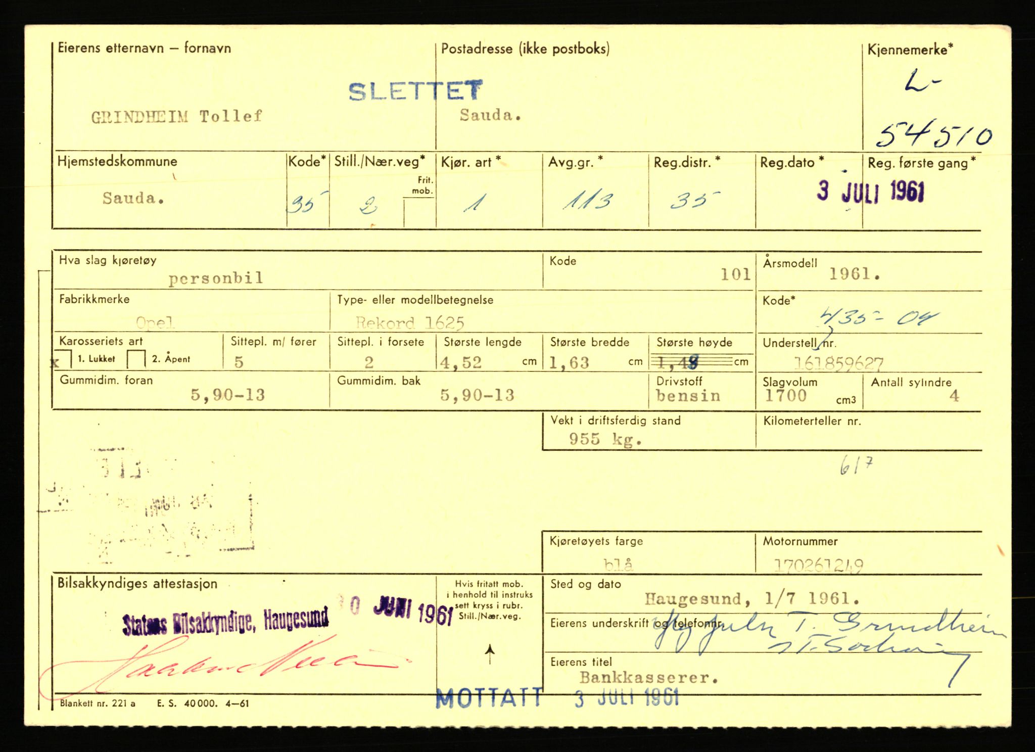 Stavanger trafikkstasjon, AV/SAST-A-101942/0/F/L0054: L-54200 - L-55699, 1930-1971, p. 653