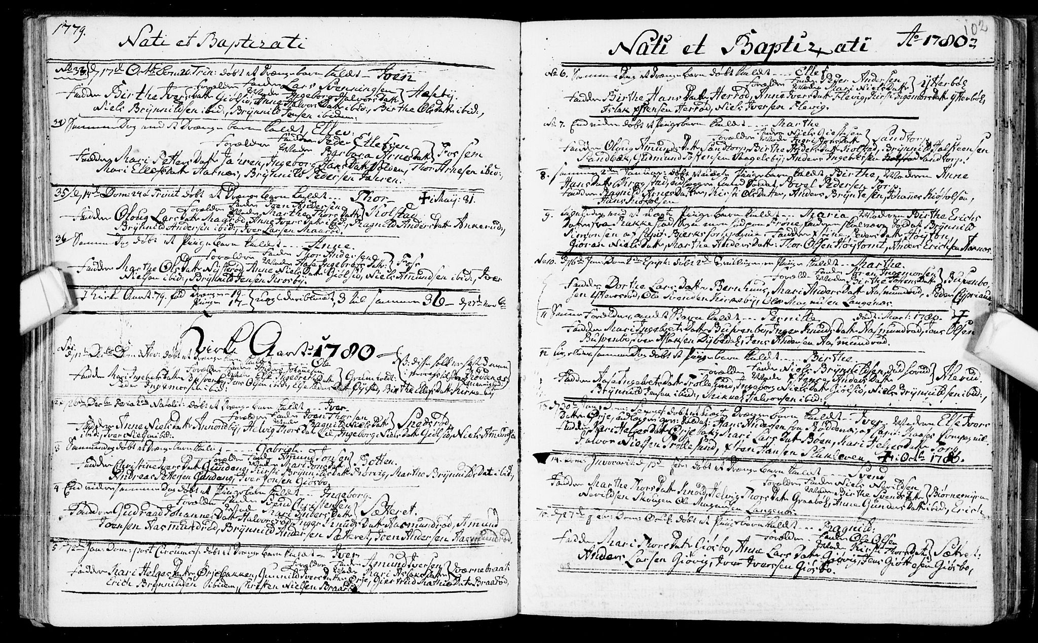Aremark prestekontor Kirkebøker, SAO/A-10899/F/Fb/L0002: Parish register (official) no.  II 2, 1745-1795, p. 102