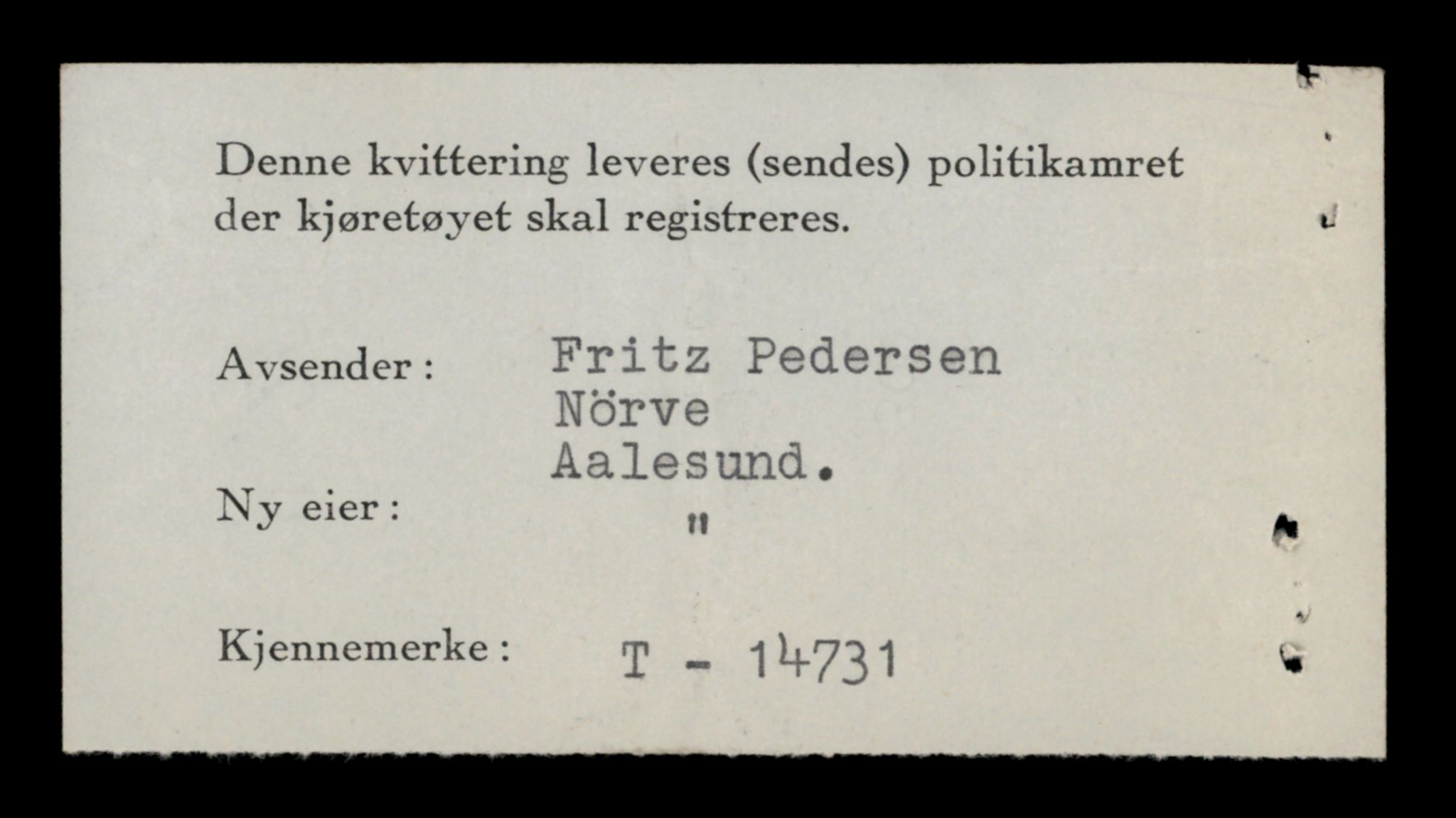 Møre og Romsdal vegkontor - Ålesund trafikkstasjon, AV/SAT-A-4099/F/Fe/L0048: Registreringskort for kjøretøy T 14721 - T 14863, 1927-1998, p. 190