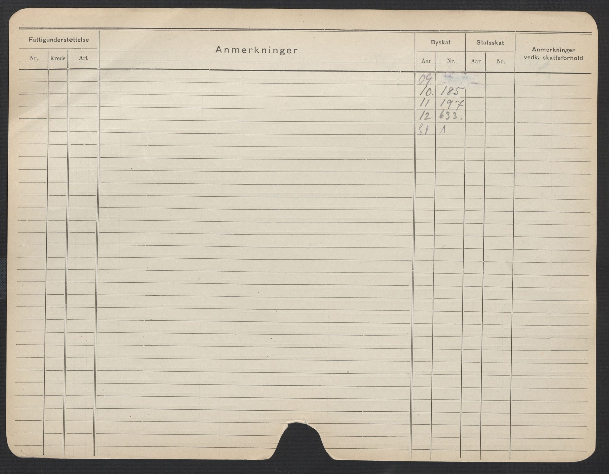 Oslo folkeregister, Registerkort, SAO/A-11715/F/Fa/Fac/L0011: Menn, 1906-1914, p. 100b
