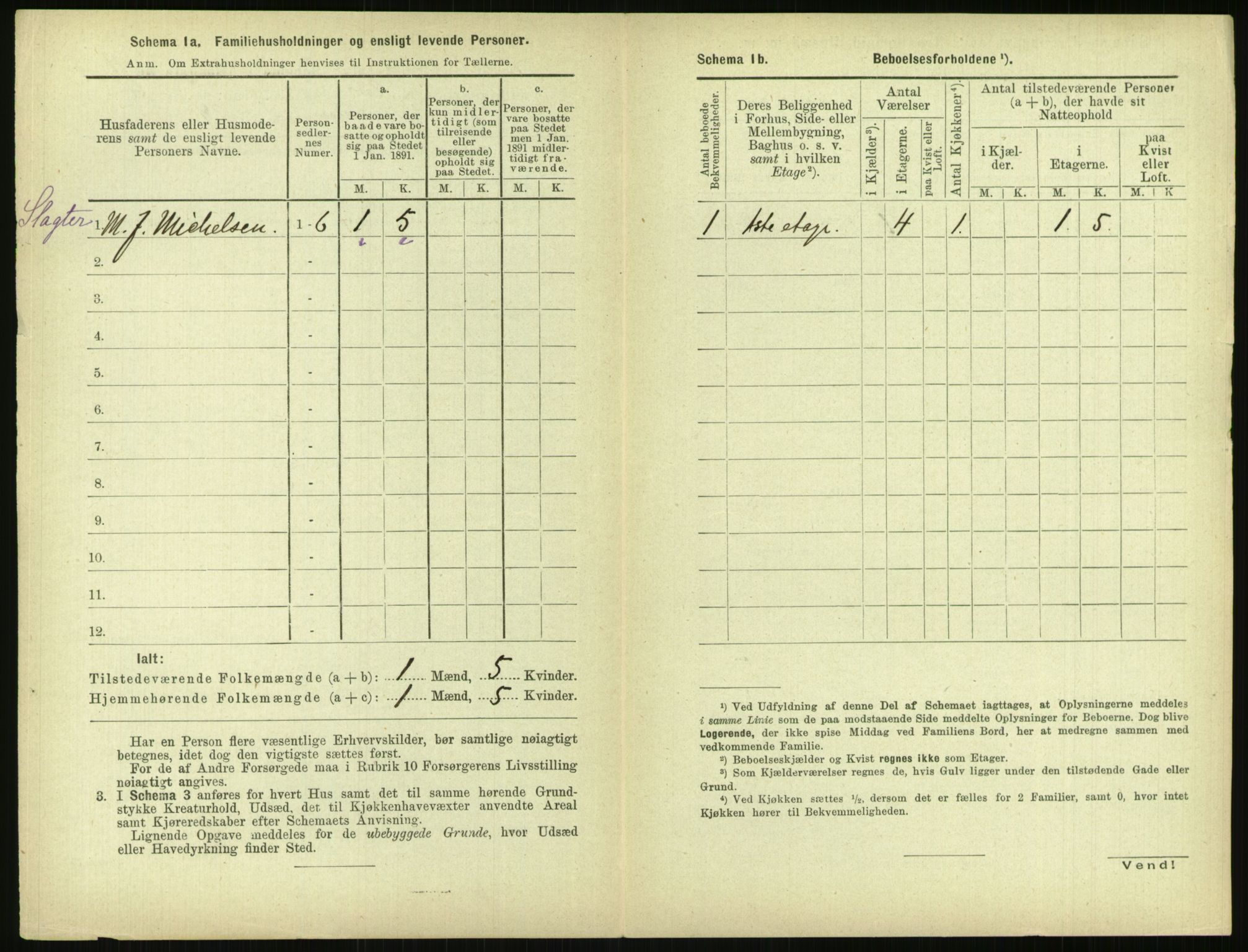 RA, 1891 census for 0301 Kristiania, 1891, p. 142121