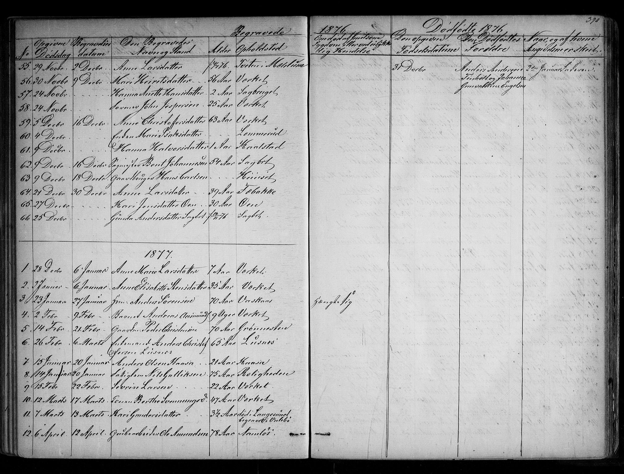 Holla kirkebøker, SAKO/A-272/G/Ga/L0004: Parish register (copy) no. I 4, 1867-1890, p. 390