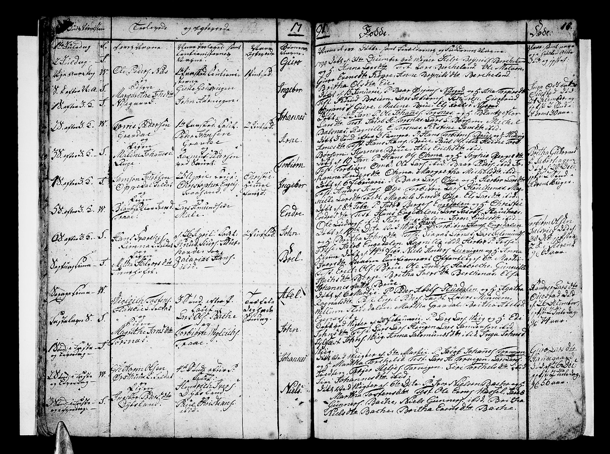 Strandebarm sokneprestembete, AV/SAB-A-78401/H/Haa: Parish register (official) no. A 4, 1788-1817, p. 15