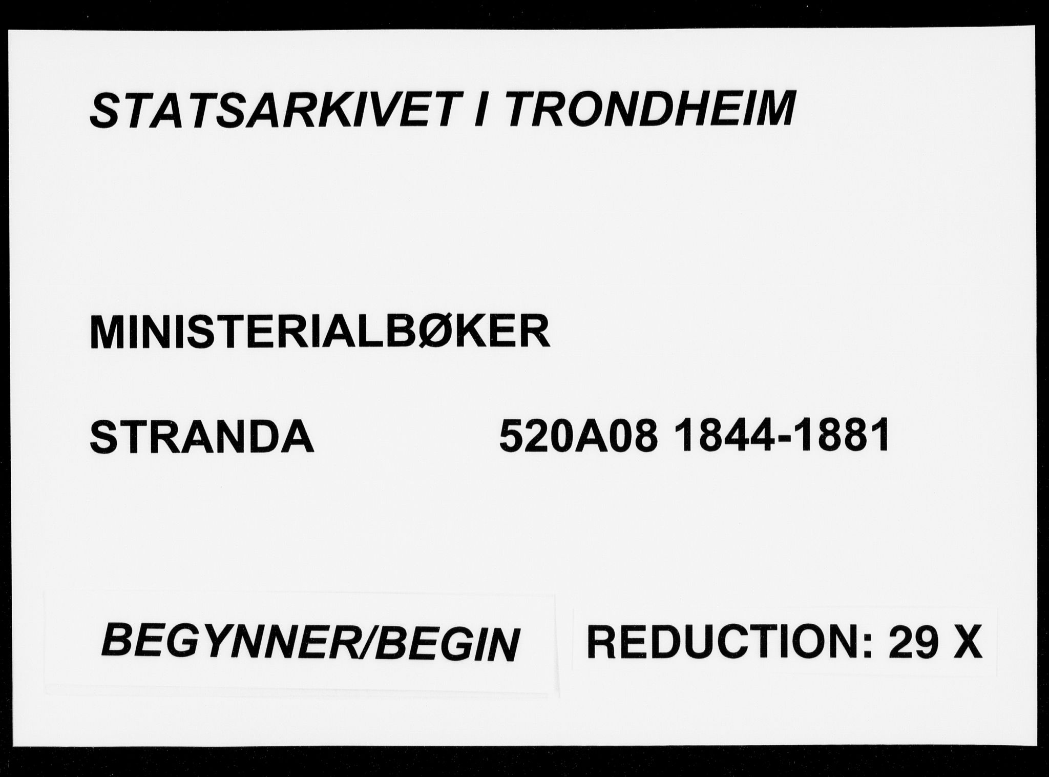 Ministerialprotokoller, klokkerbøker og fødselsregistre - Møre og Romsdal, SAT/A-1454/520/L0279: Parish register (official) no. 520A08, 1844-1881