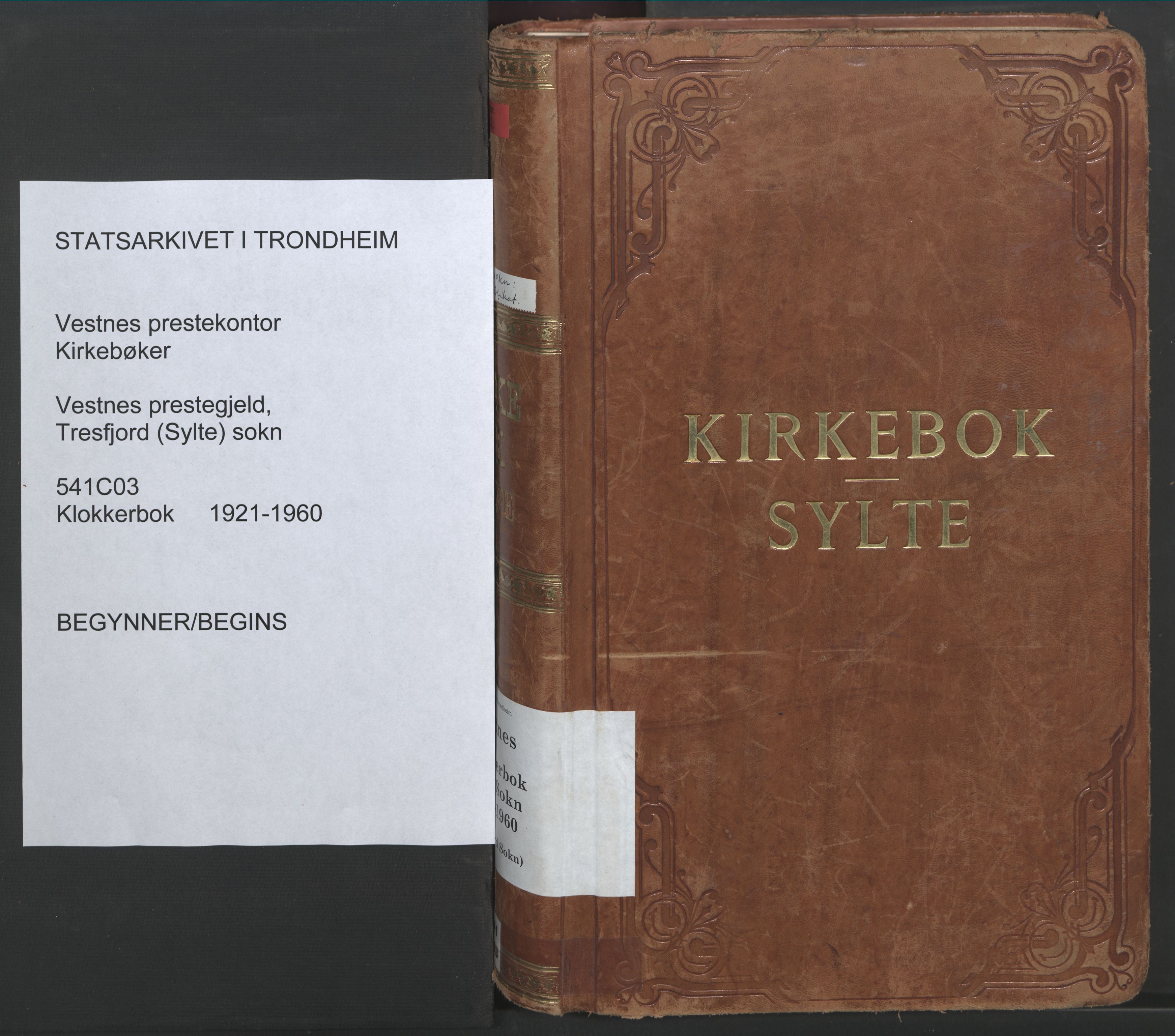 Ministerialprotokoller, klokkerbøker og fødselsregistre - Møre og Romsdal, AV/SAT-A-1454/541/L0548: Parish register (copy) no. 541C03, 1921-1960