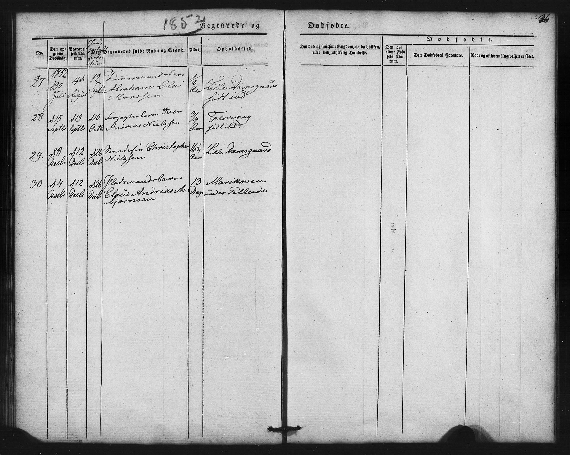 Askøy Sokneprestembete, SAB/A-74101/H/Ha/Haa/Haaa/L0007: Parish register (official) no. A 7, 1842-1852, p. 36