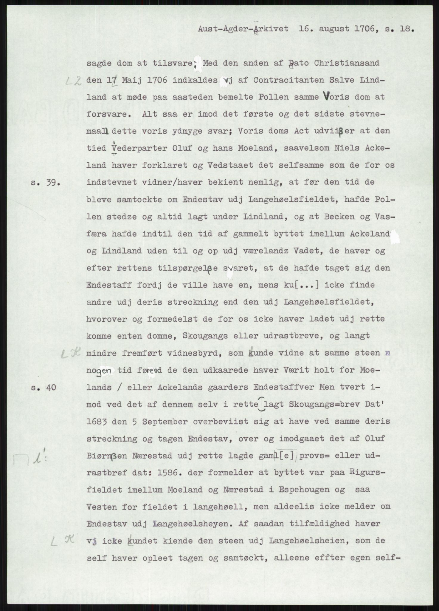 Samlinger til kildeutgivelse, Diplomavskriftsamlingen, AV/RA-EA-4053/H/Ha, p. 140