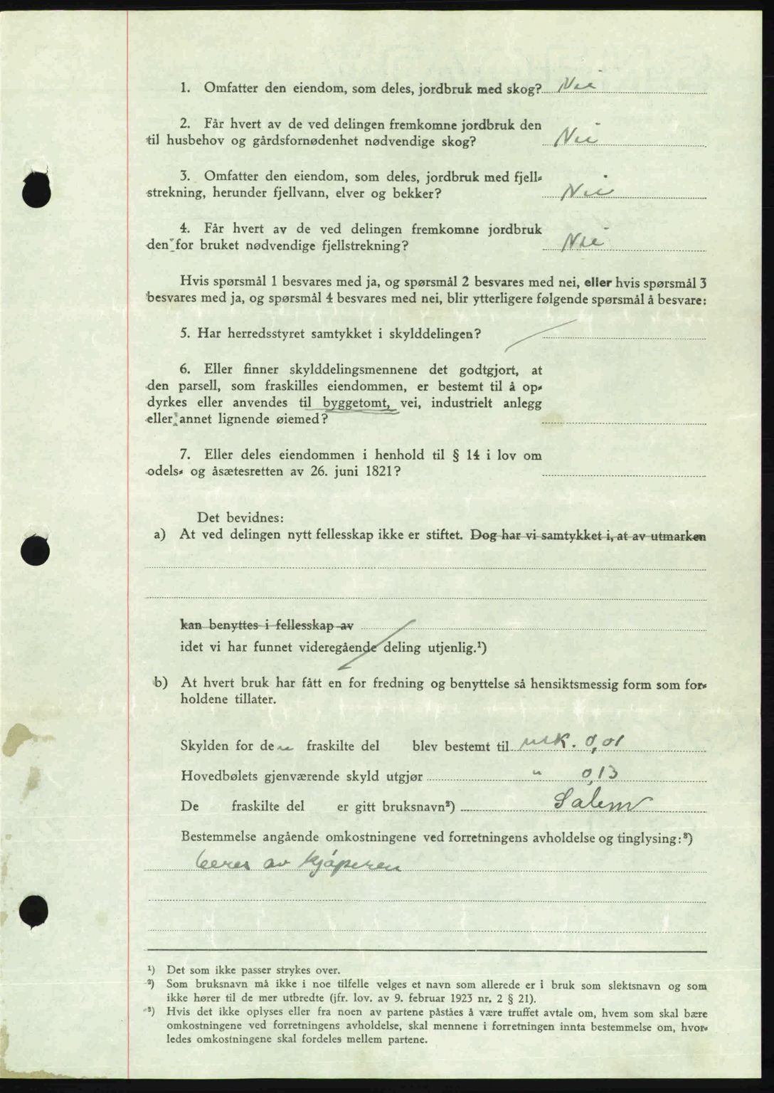 Romsdal sorenskriveri, AV/SAT-A-4149/1/2/2C: Mortgage book no. A22, 1947-1947, Diary no: : 348/1947