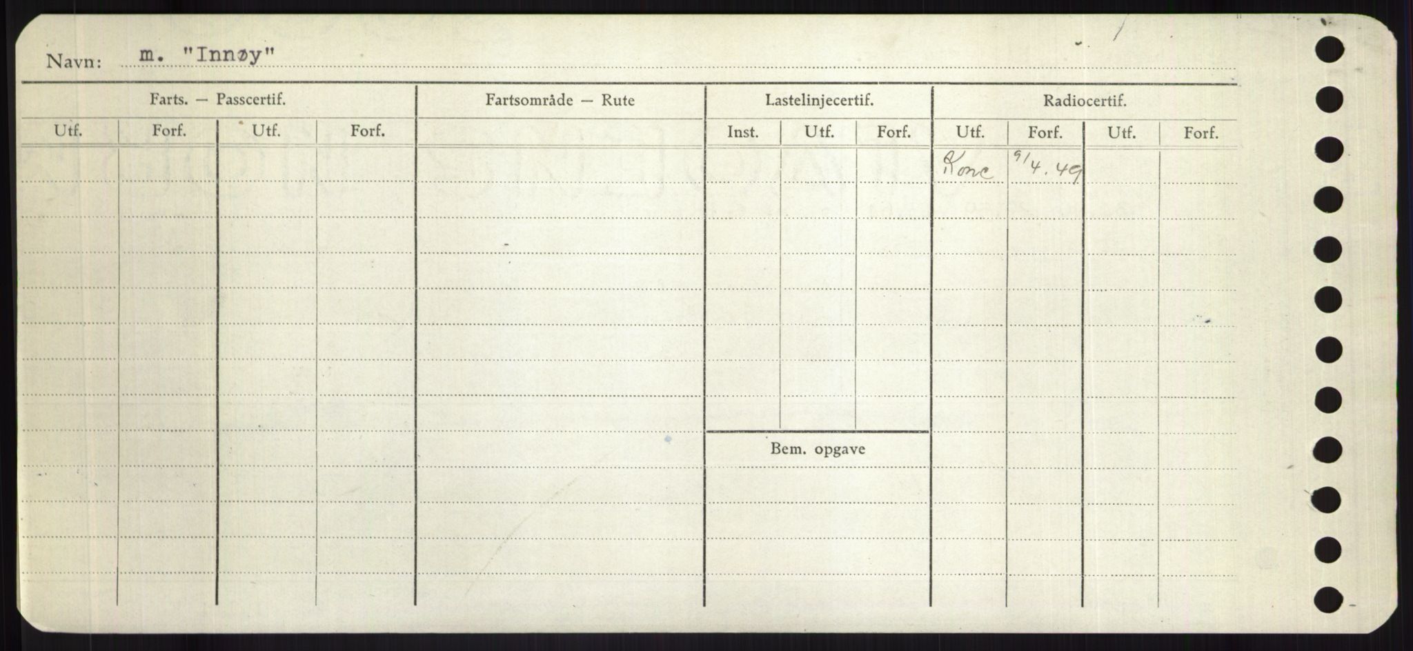 Sjøfartsdirektoratet med forløpere, Skipsmålingen, RA/S-1627/H/Hd/L0018: Fartøy, I, p. 216