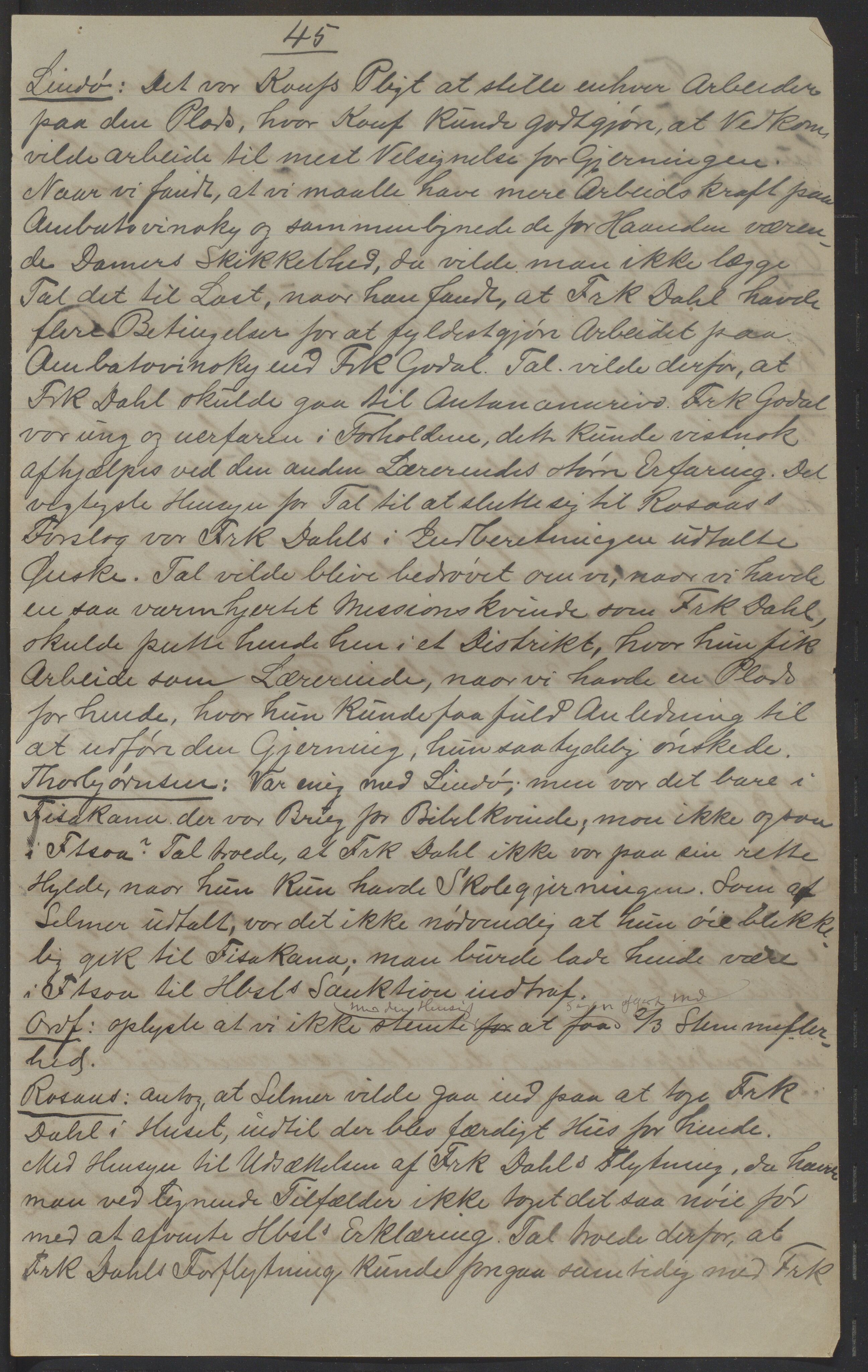 Det Norske Misjonsselskap - hovedadministrasjonen, VID/MA-A-1045/D/Da/Daa/L0038/0011: Konferansereferat og årsberetninger / Konferansereferat fra Madagaskar Innland., 1892