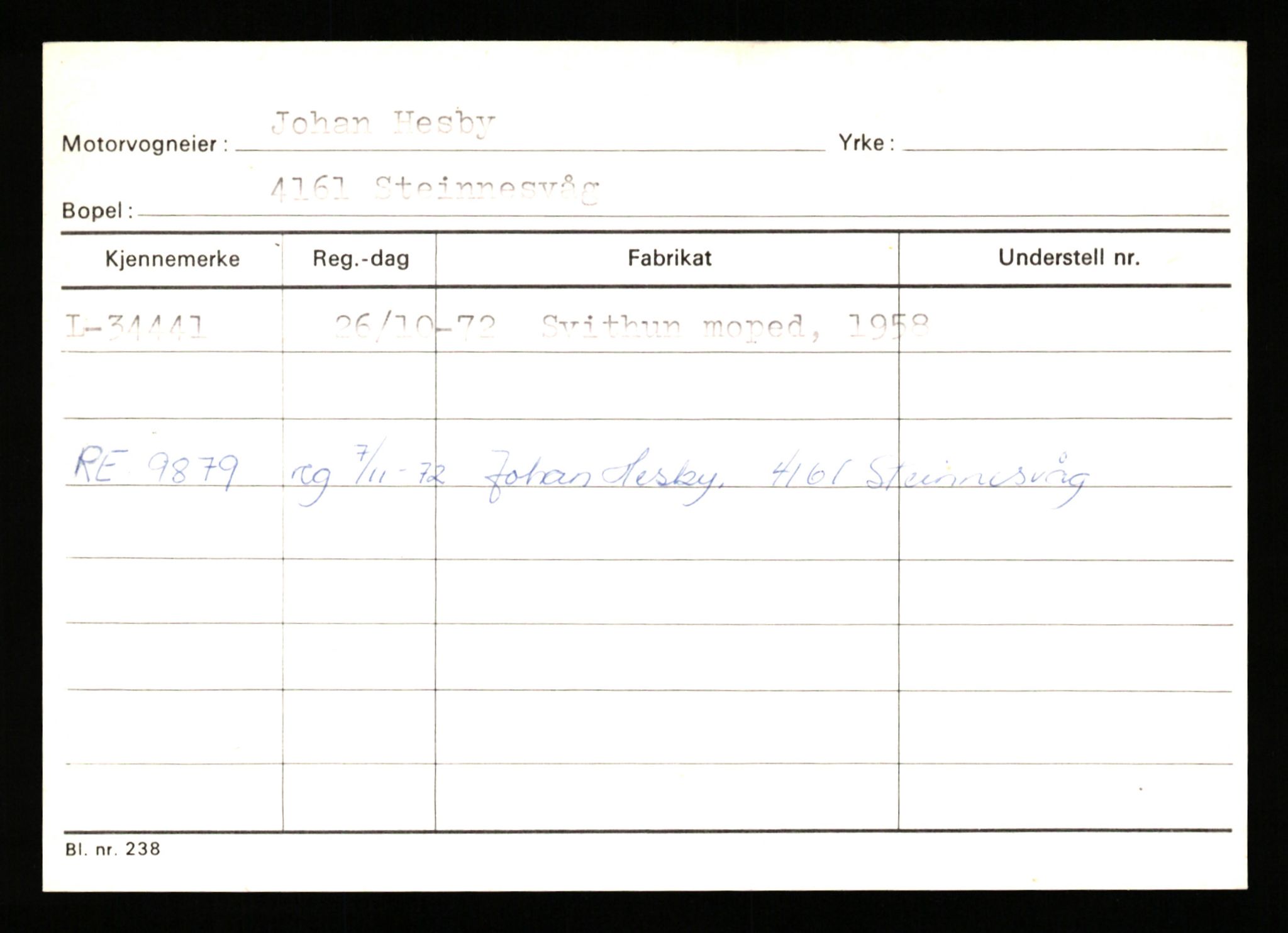 Stavanger trafikkstasjon, AV/SAST-A-101942/0/G/L0006: Registreringsnummer: 34250 - 49007, 1930-1971, p. 61