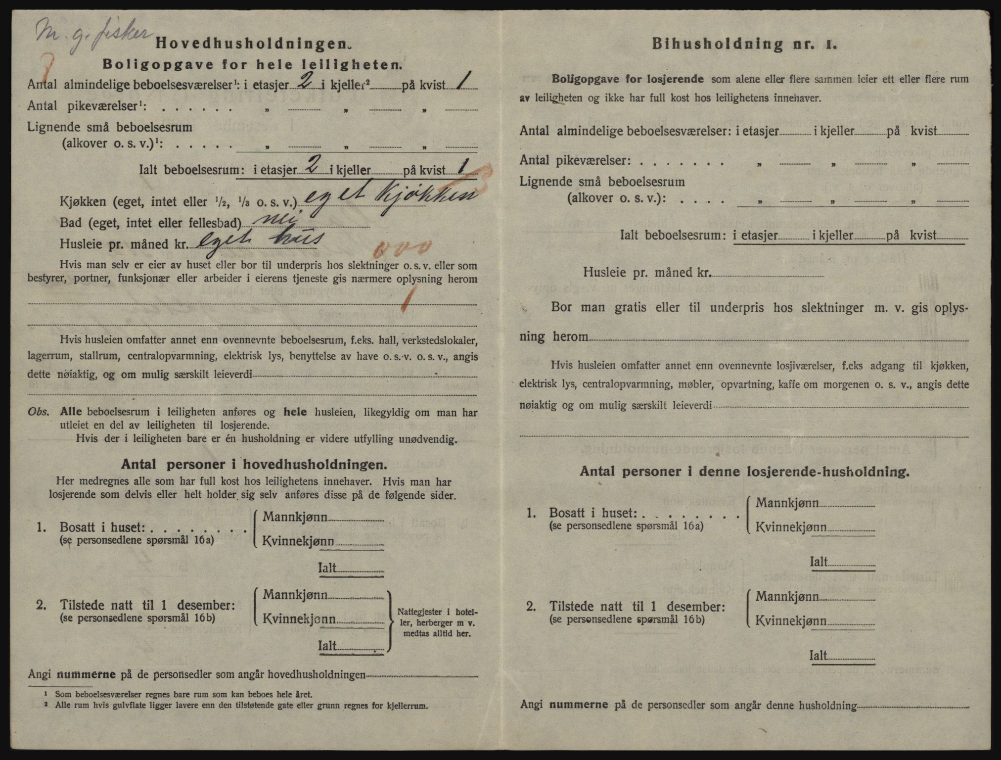 SATØ, 1920 census for Vadsø, 1920, p. 855