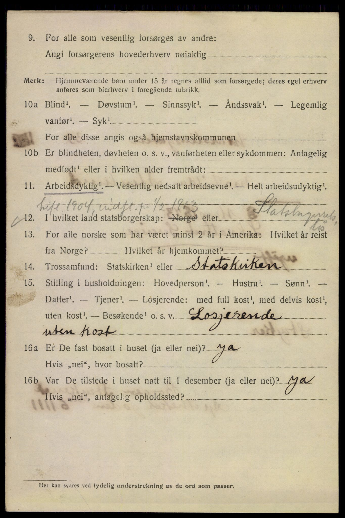 SAO, 1920 census for Kristiania, 1920, p. 392152