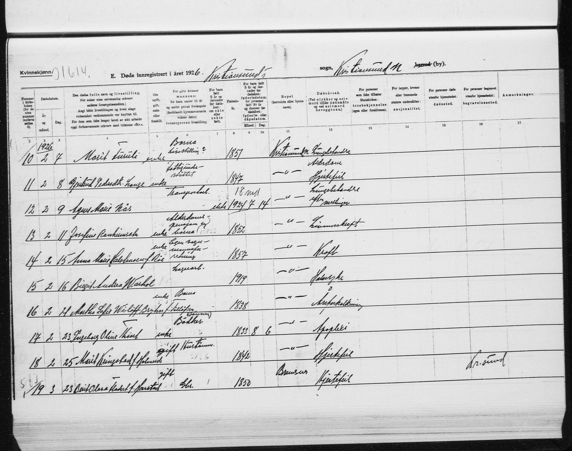 Ministerialprotokoller, klokkerbøker og fødselsregistre - Møre og Romsdal, AV/SAT-A-1454/572/L0863: Parish register (official) no. 572D07, 1917-1935