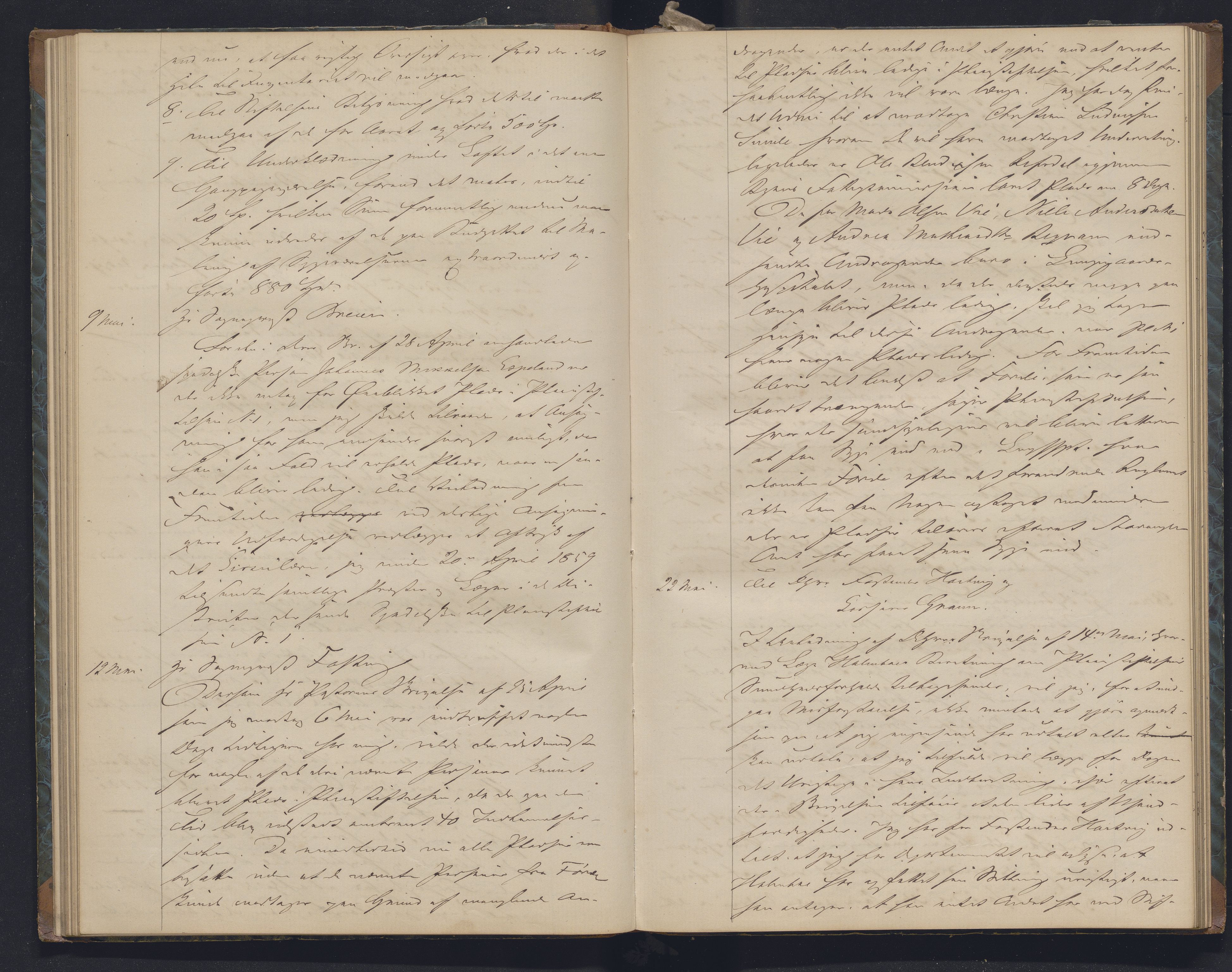 Lepraarkiver - Overlegen for den spedalske sykdom, AV/SAB-A-61001/B.b/L0006: Kopibok, 1860-1874