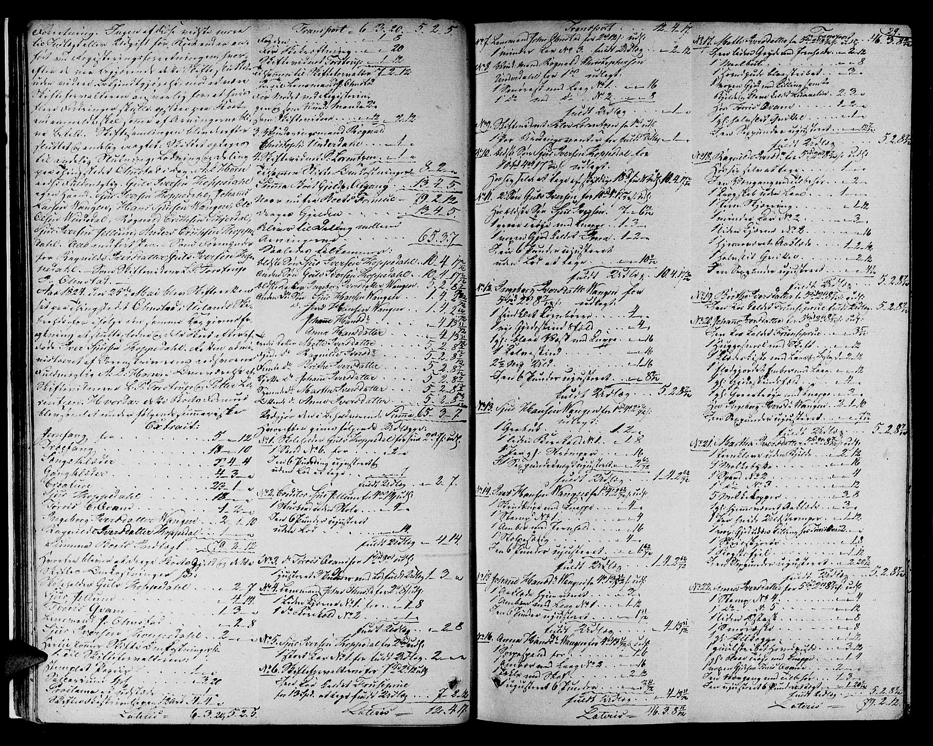 Indre Sogn tingrett, AV/SAB-A-3301/1/H/Ha/L0014a: Skifteprotokoll 14a, 1824-1826, p. 28b-29a