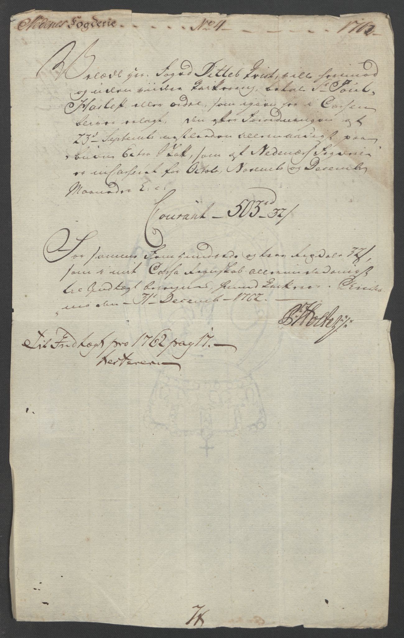 Rentekammeret inntil 1814, Reviderte regnskaper, Fogderegnskap, AV/RA-EA-4092/R39/L2424: Ekstraskatten Nedenes, 1762-1767, p. 20