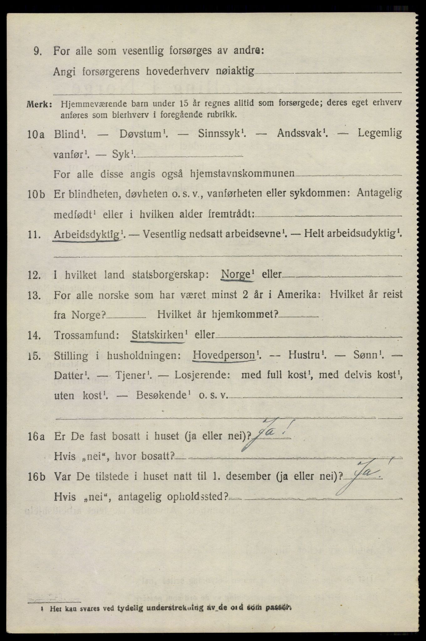 SAO, 1920 census for Hobøl, 1920, p. 2431