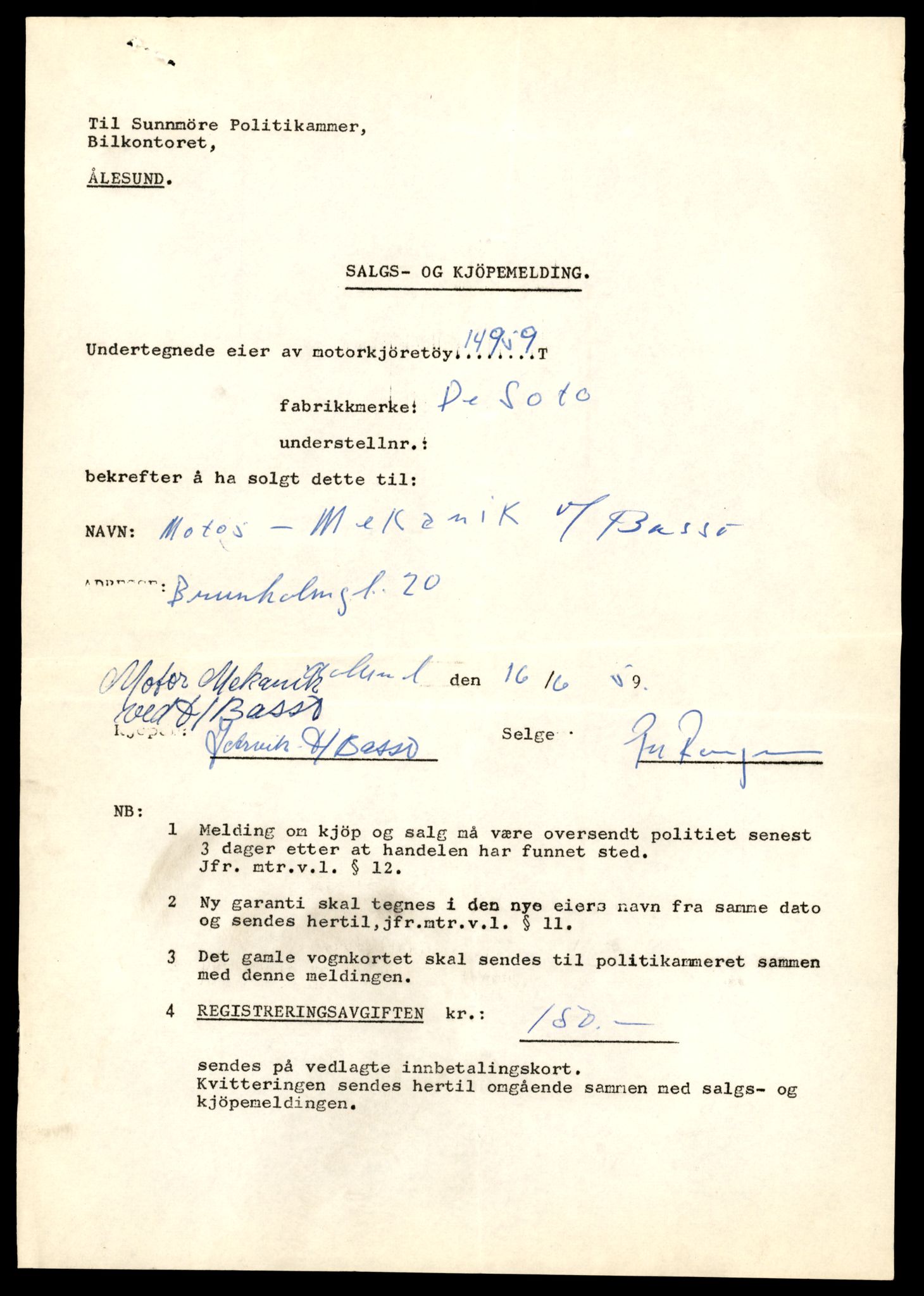 Møre og Romsdal vegkontor - Ålesund trafikkstasjon, AV/SAT-A-4099/F/Fe/L0049: Registreringskort for kjøretøy T 14864 - T 18613, 1927-1998, p. 2247