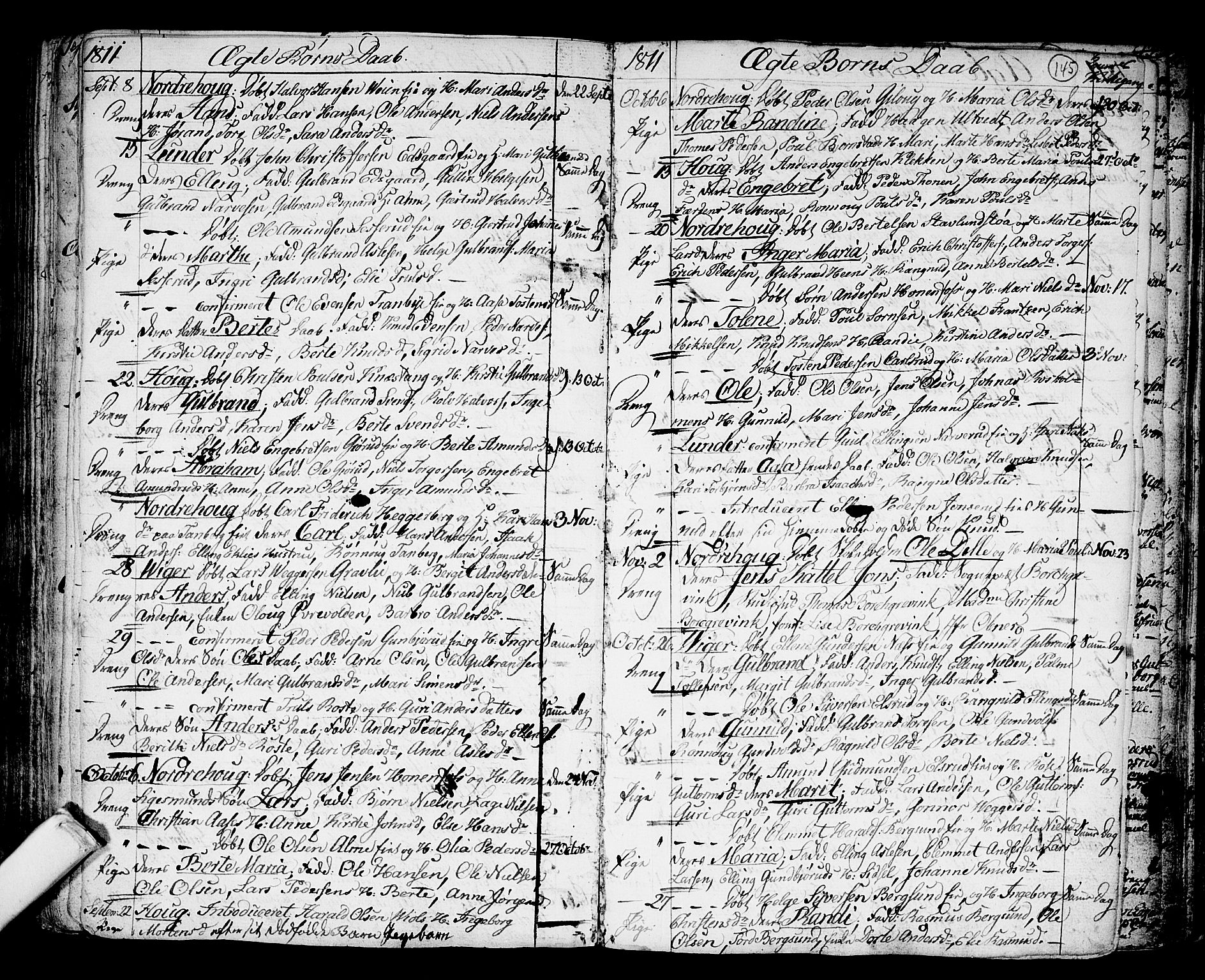 Norderhov kirkebøker, SAKO/A-237/F/Fa/L0006: Parish register (official) no. 6, 1789-1811, p. 145