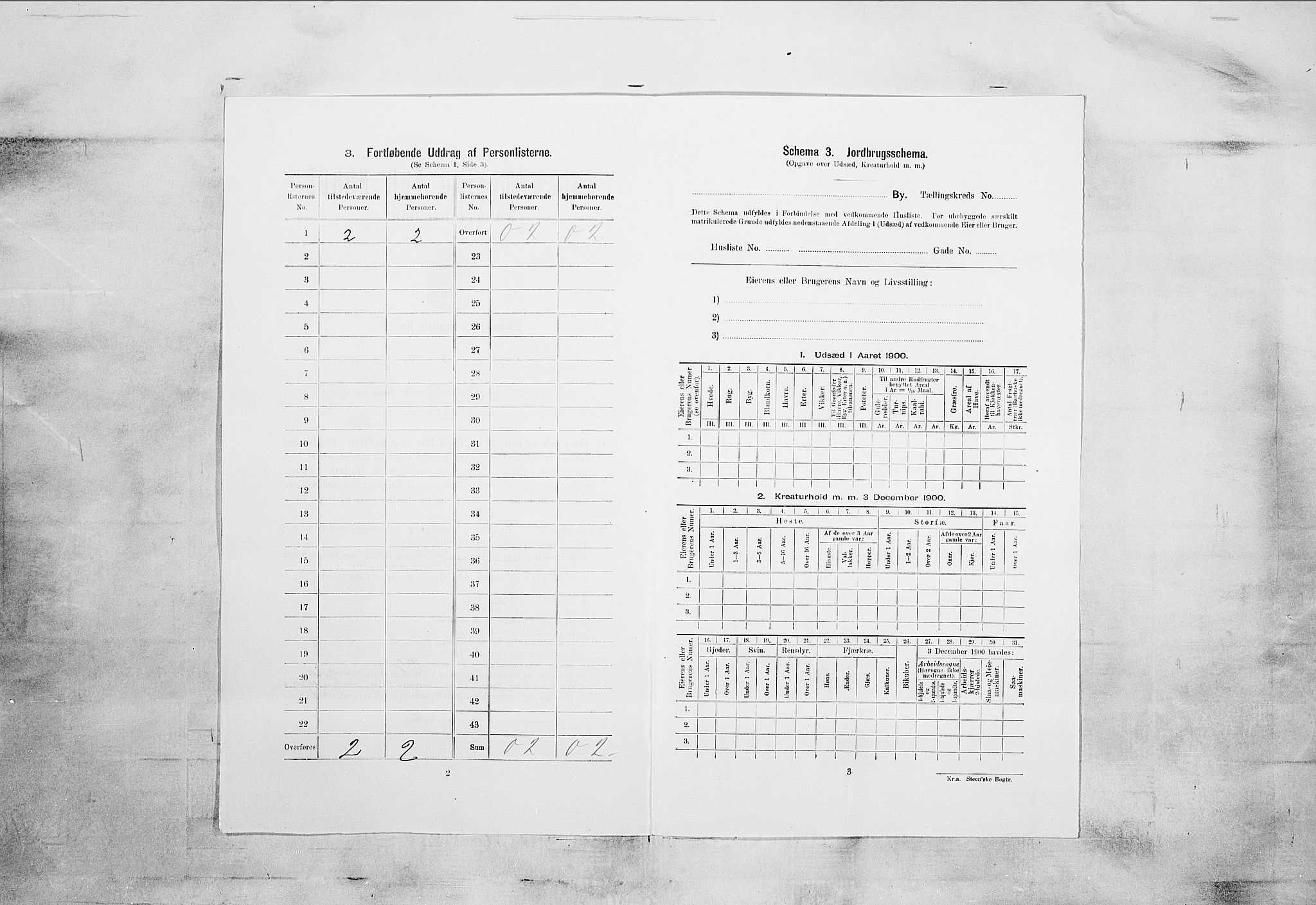 SAKO, 1900 census for Porsgrunn, 1900, p. 1234