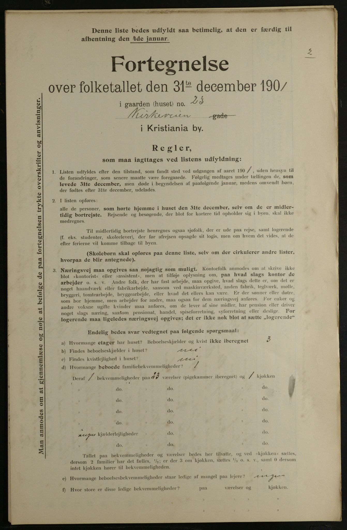 OBA, Municipal Census 1901 for Kristiania, 1901, p. 7981