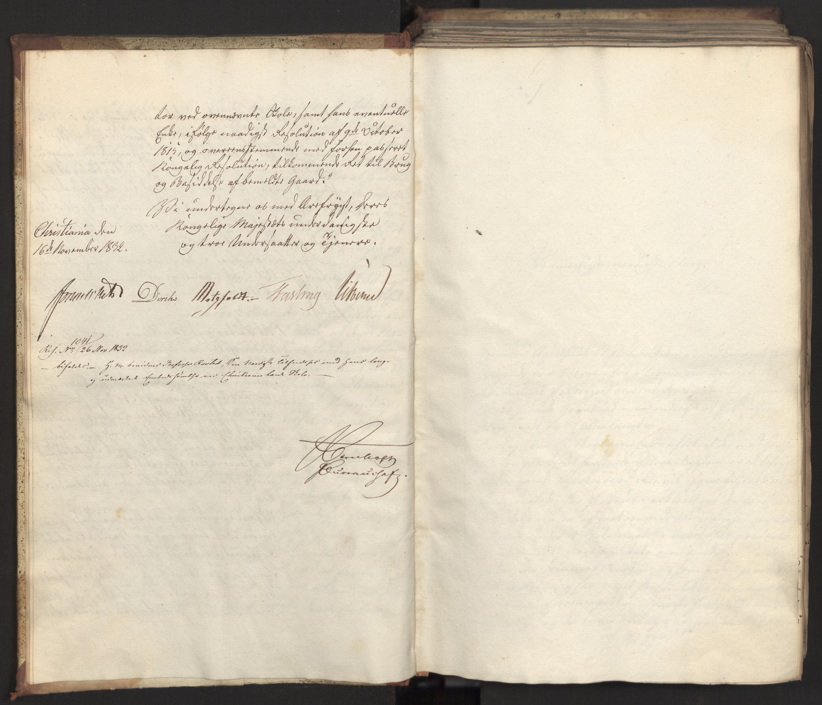 Statsrådsavdelingen i Stockholm, AV/RA-S-1003/D/Da/L0081: Regjeringsinnstillinger nr. 2700-2857, 1832, p. 7