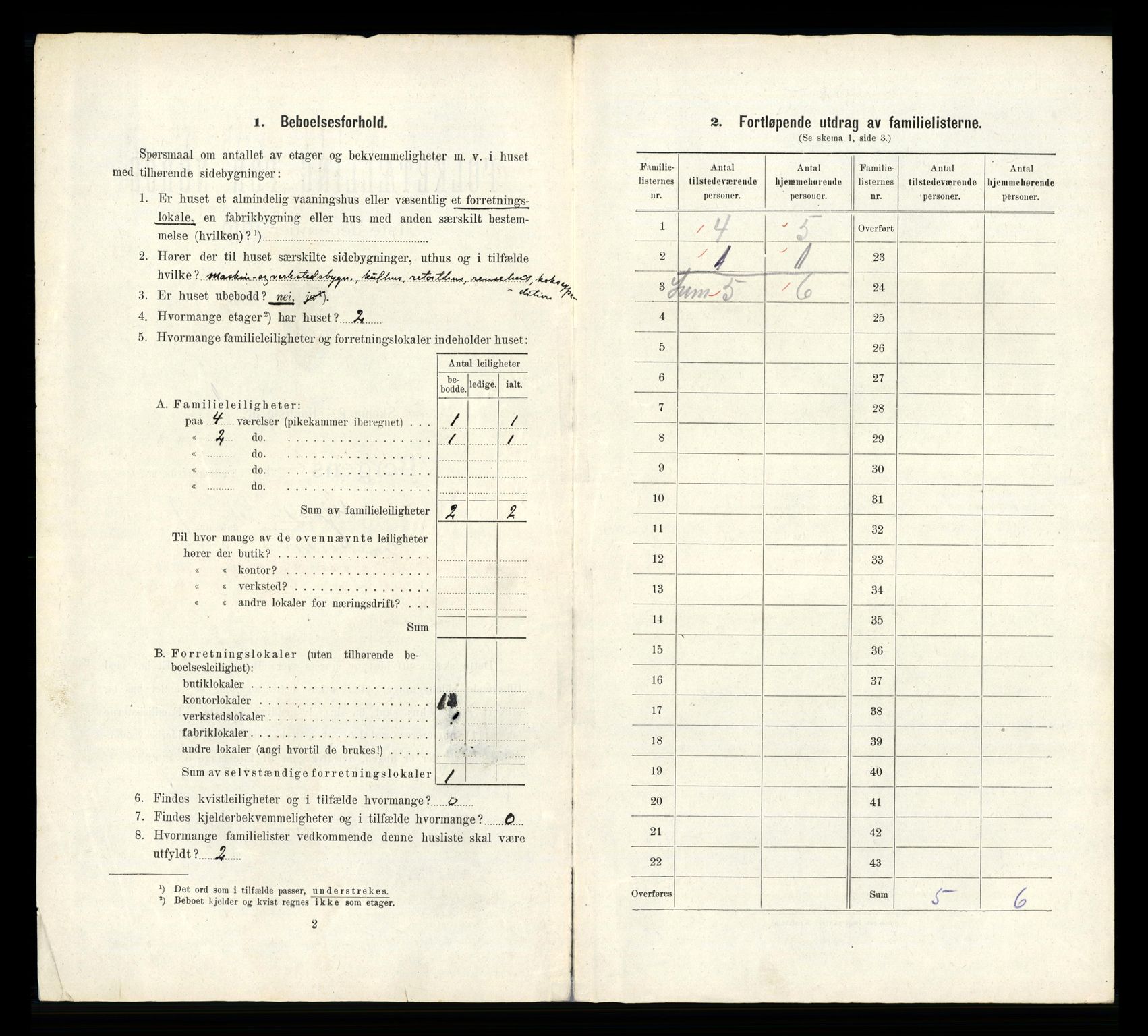 RA, 1910 census for Bergen, 1910, p. 1908