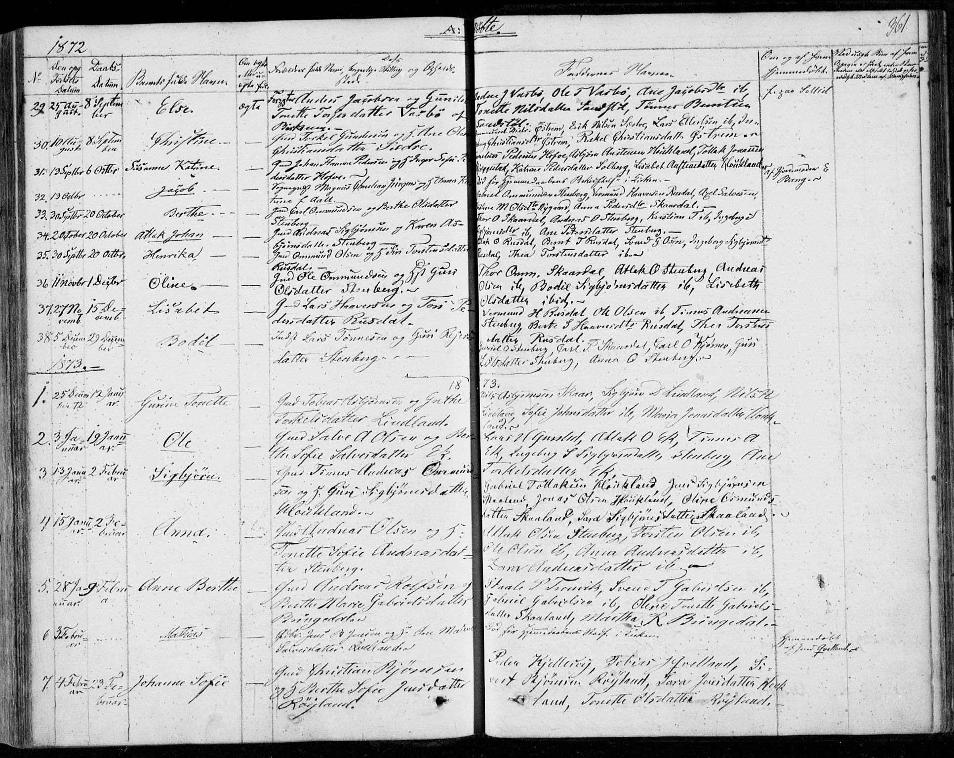 Lund sokneprestkontor, AV/SAST-A-101809/S06/L0009: Parish register (official) no. A 8, 1853-1877, p. 361