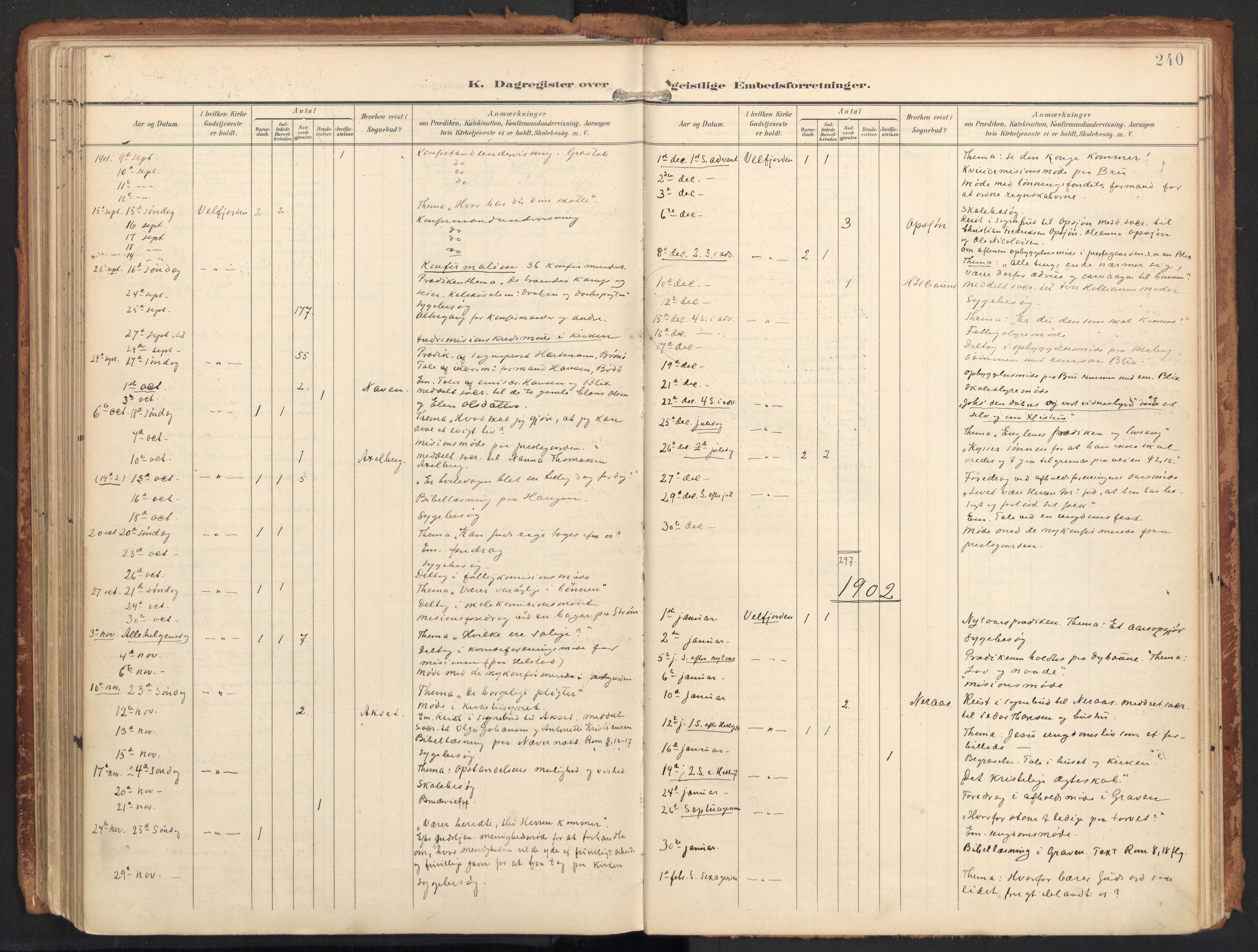 Ministerialprotokoller, klokkerbøker og fødselsregistre - Nordland, AV/SAT-A-1459/814/L0227: Parish register (official) no. 814A08, 1899-1920, p. 240