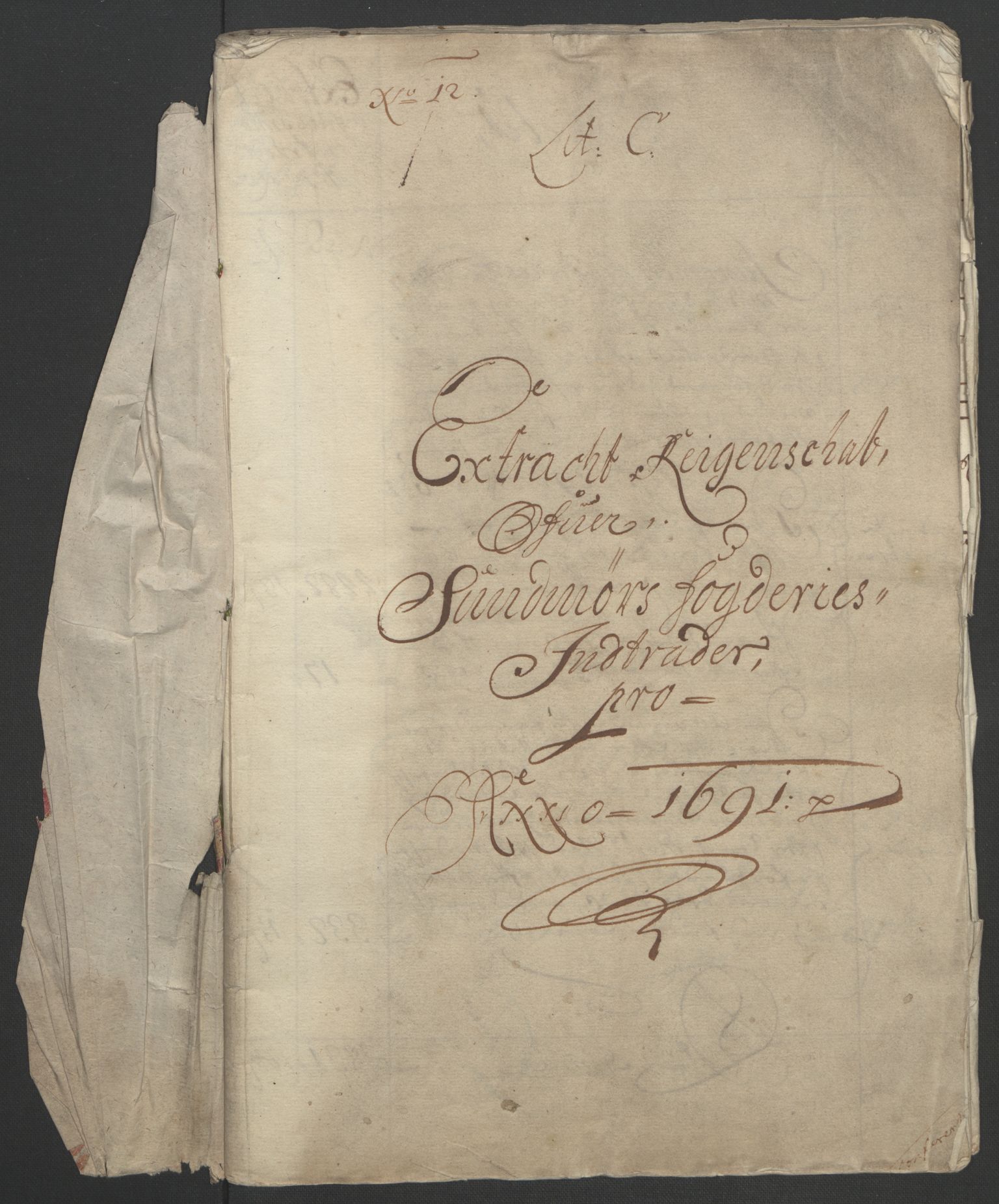 Rentekammeret inntil 1814, Reviderte regnskaper, Fogderegnskap, RA/EA-4092/R54/L3554: Fogderegnskap Sunnmøre, 1691-1693, p. 5