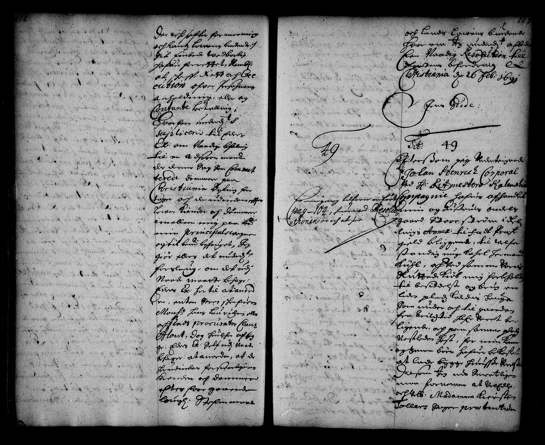 Stattholderembetet 1572-1771, RA/EA-2870/Ae/L0008: Supplikasjons- og resolusjonsprotokoll, 1691, p. 112-113