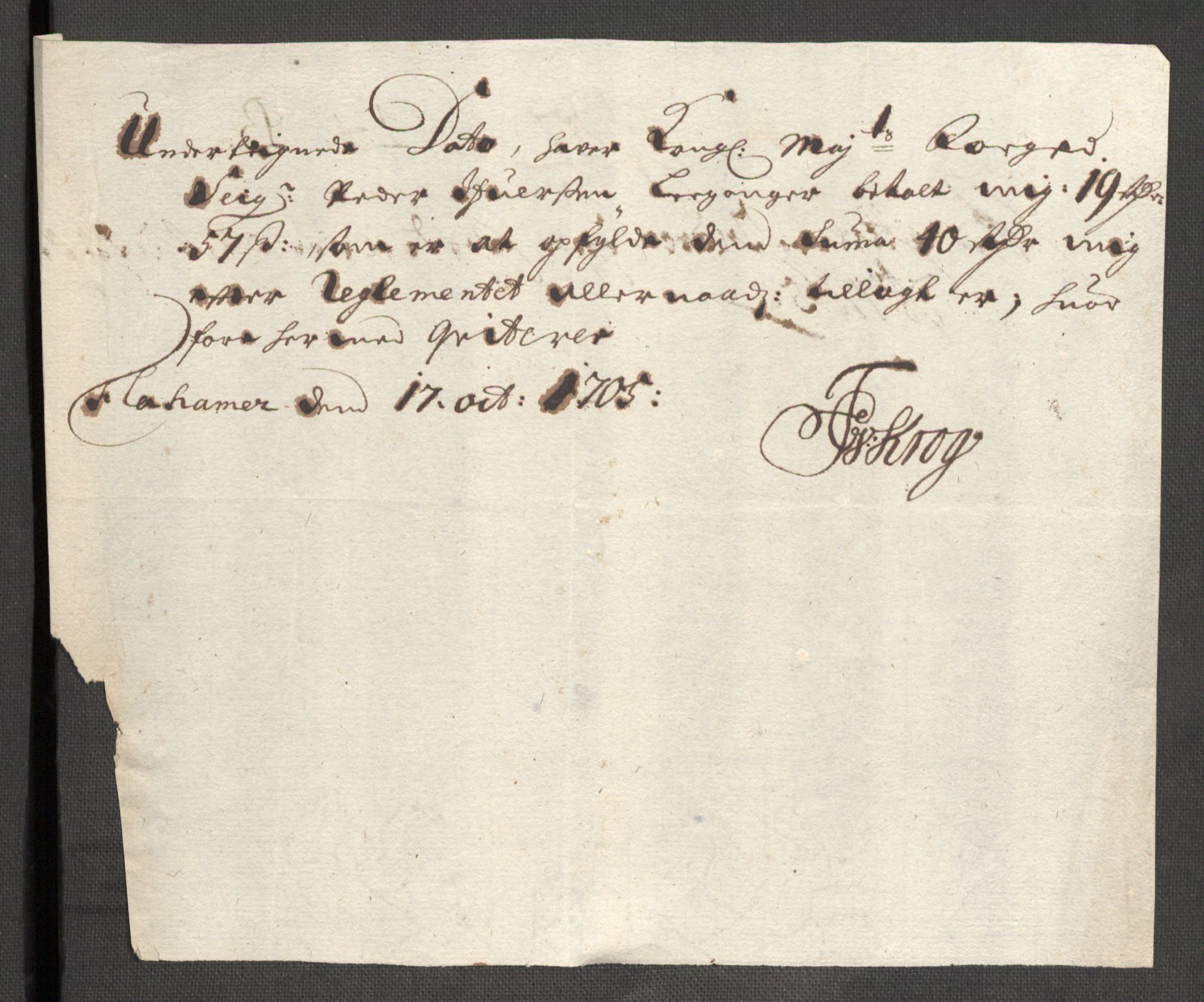 Rentekammeret inntil 1814, Reviderte regnskaper, Fogderegnskap, RA/EA-4092/R52/L3314: Fogderegnskap Sogn, 1705-1707, p. 150