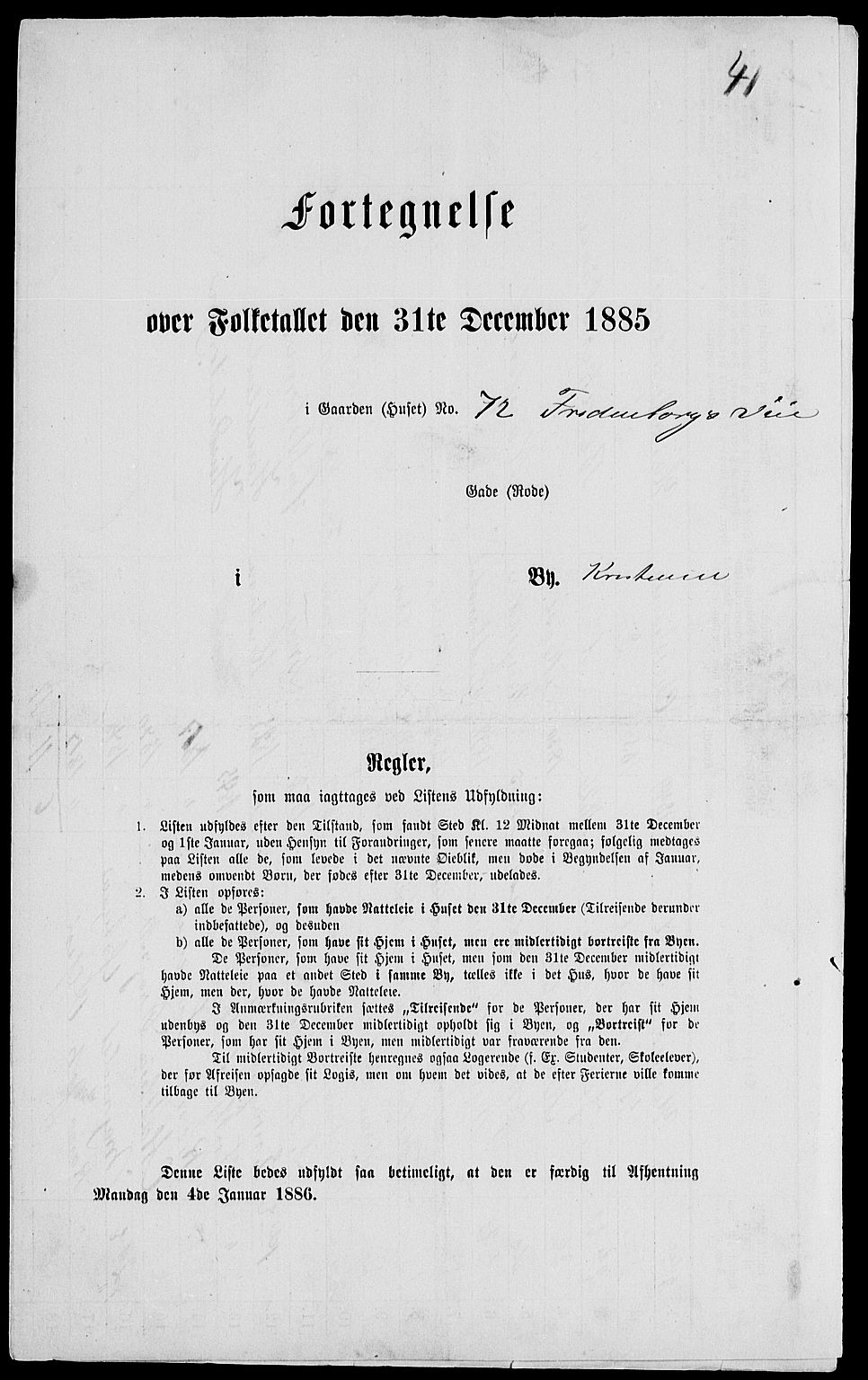 RA, 1885 census for 0301 Kristiania, 1885, p. 4684