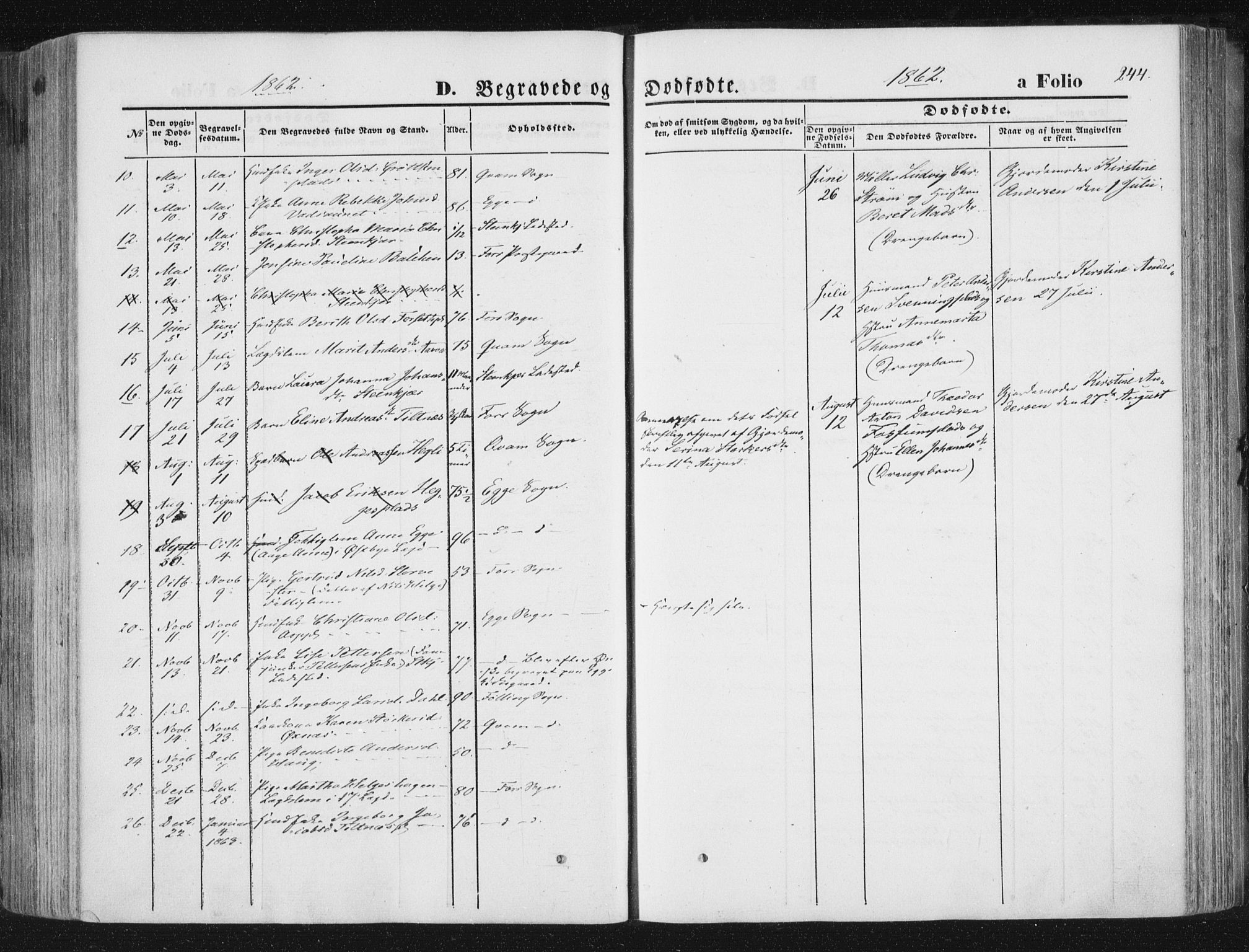 Ministerialprotokoller, klokkerbøker og fødselsregistre - Nord-Trøndelag, SAT/A-1458/746/L0447: Parish register (official) no. 746A06, 1860-1877, p. 244