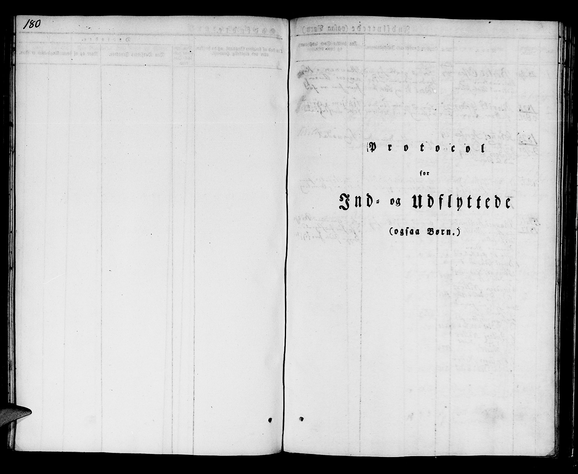 Luster sokneprestembete, AV/SAB-A-81101/H/Haa/Haaa/L0004: Parish register (official) no. A 4, 1821-1832, p. 180