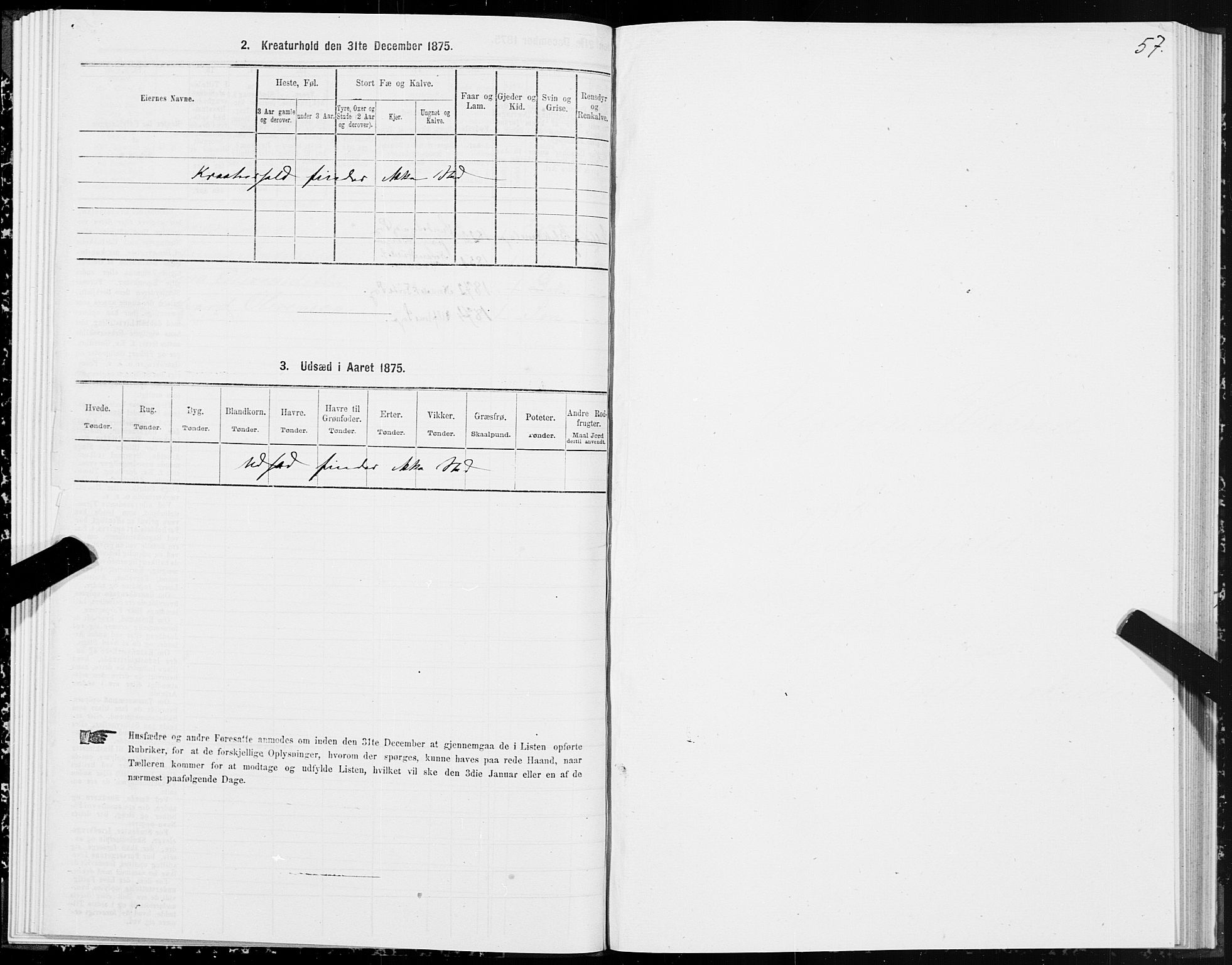 SAT, 1875 census for 1516P Ulstein, 1875, p. 1057