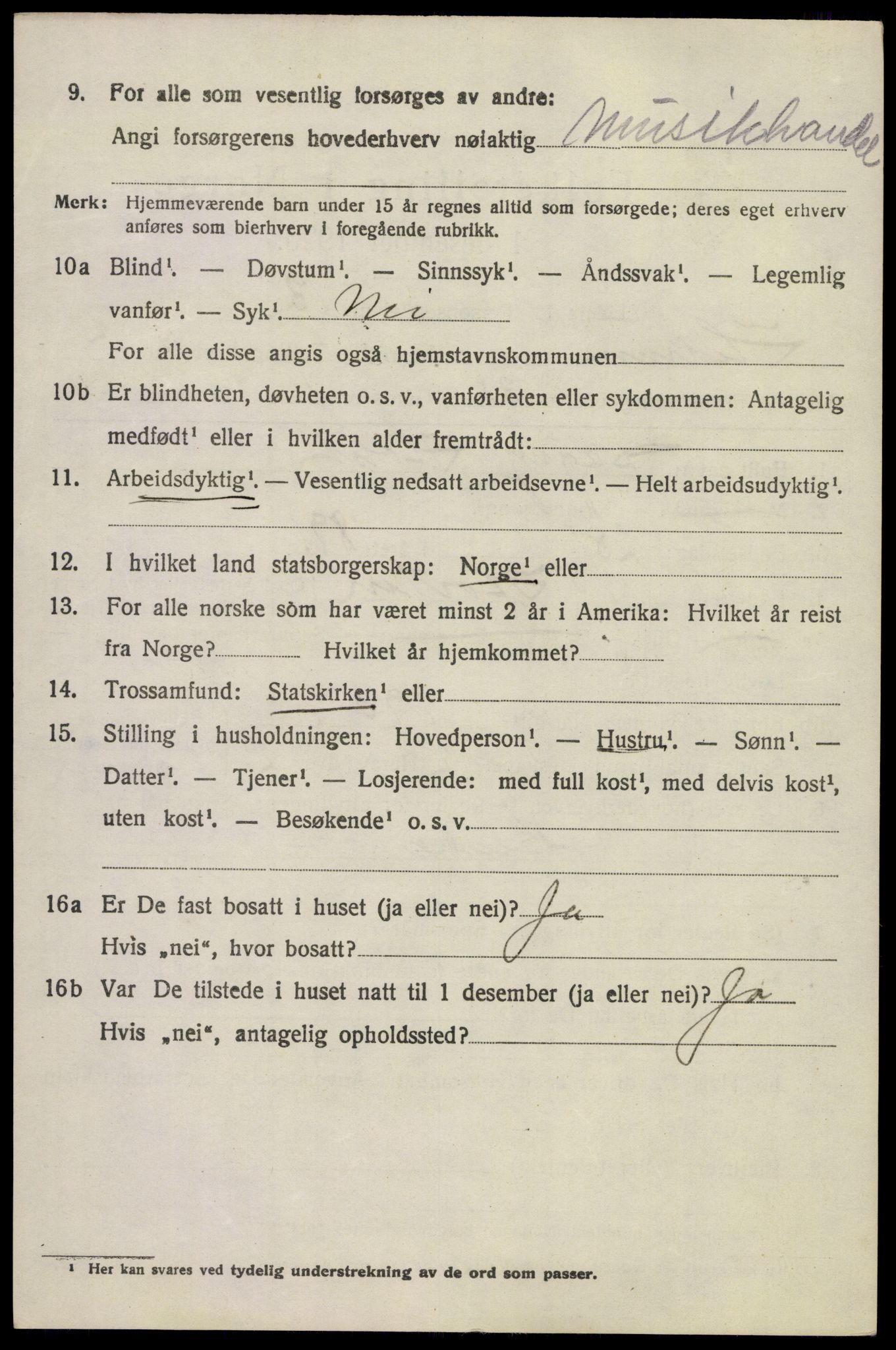 SAKO, 1920 census for Hedrum, 1920, p. 2826