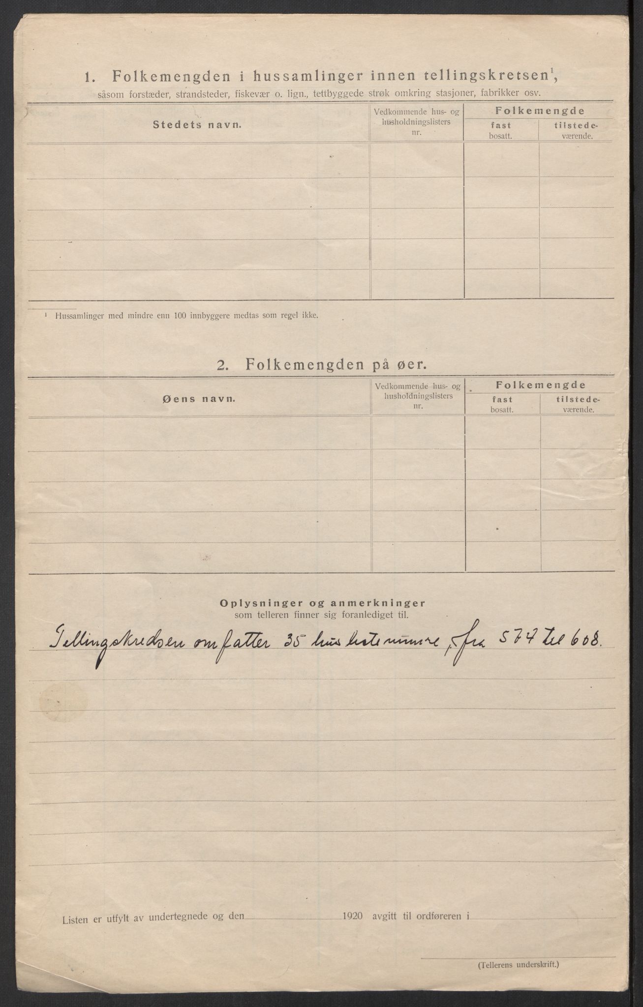 SAT, 1920 census for Evenes, 1920, p. 42