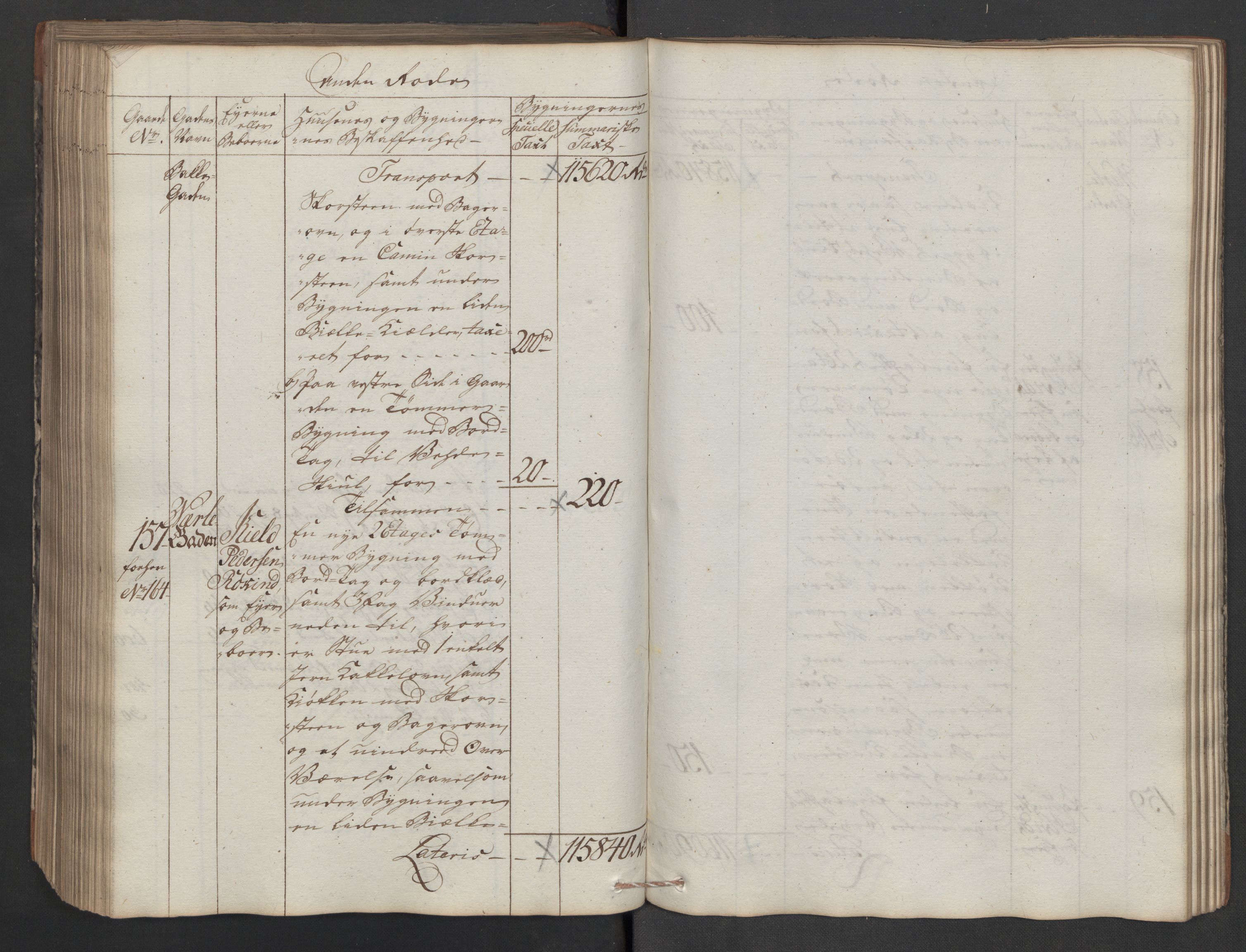 Kommersekollegiet, Brannforsikringskontoret 1767-1814, AV/RA-EA-5458/F/Fa/L0040/0005: Moss / Branntakstprotokoll, 1797, p. 245