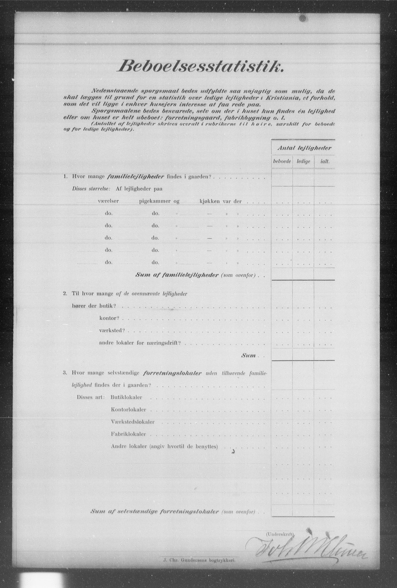 OBA, Municipal Census 1903 for Kristiania, 1903, p. 8005