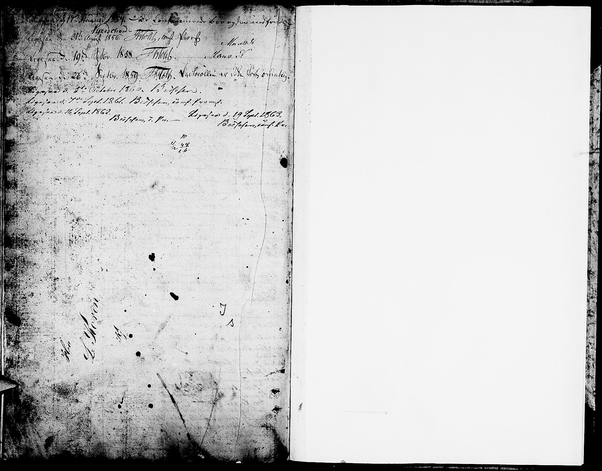 Ølen Sokneprestembete, SAB/A-79201/H/Hab: Parish register (copy) no. A 1, 1851-1863