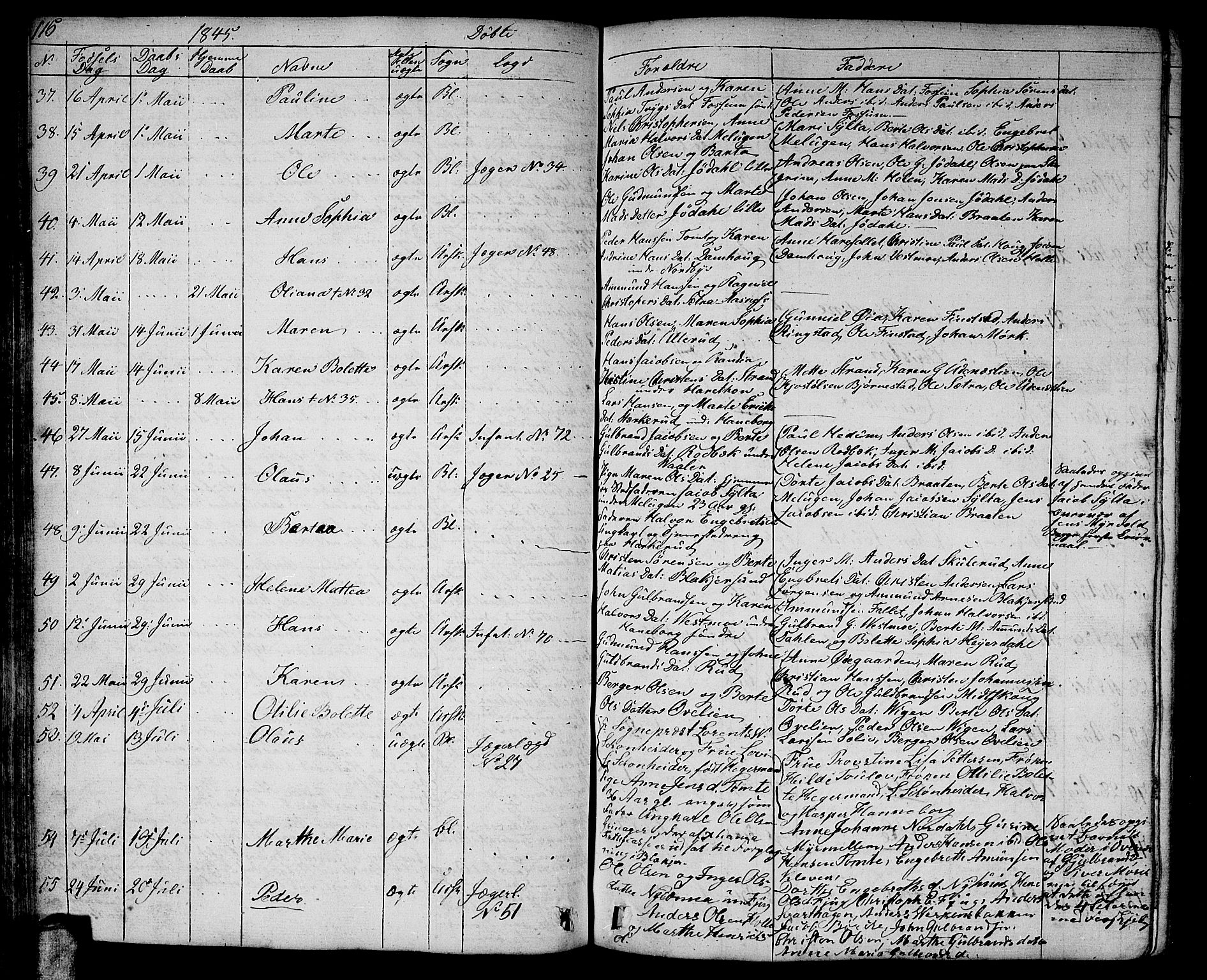 Aurskog prestekontor Kirkebøker, AV/SAO-A-10304a/G/Ga/L0002: Parish register (copy) no. I 2, 1829-1857, p. 115