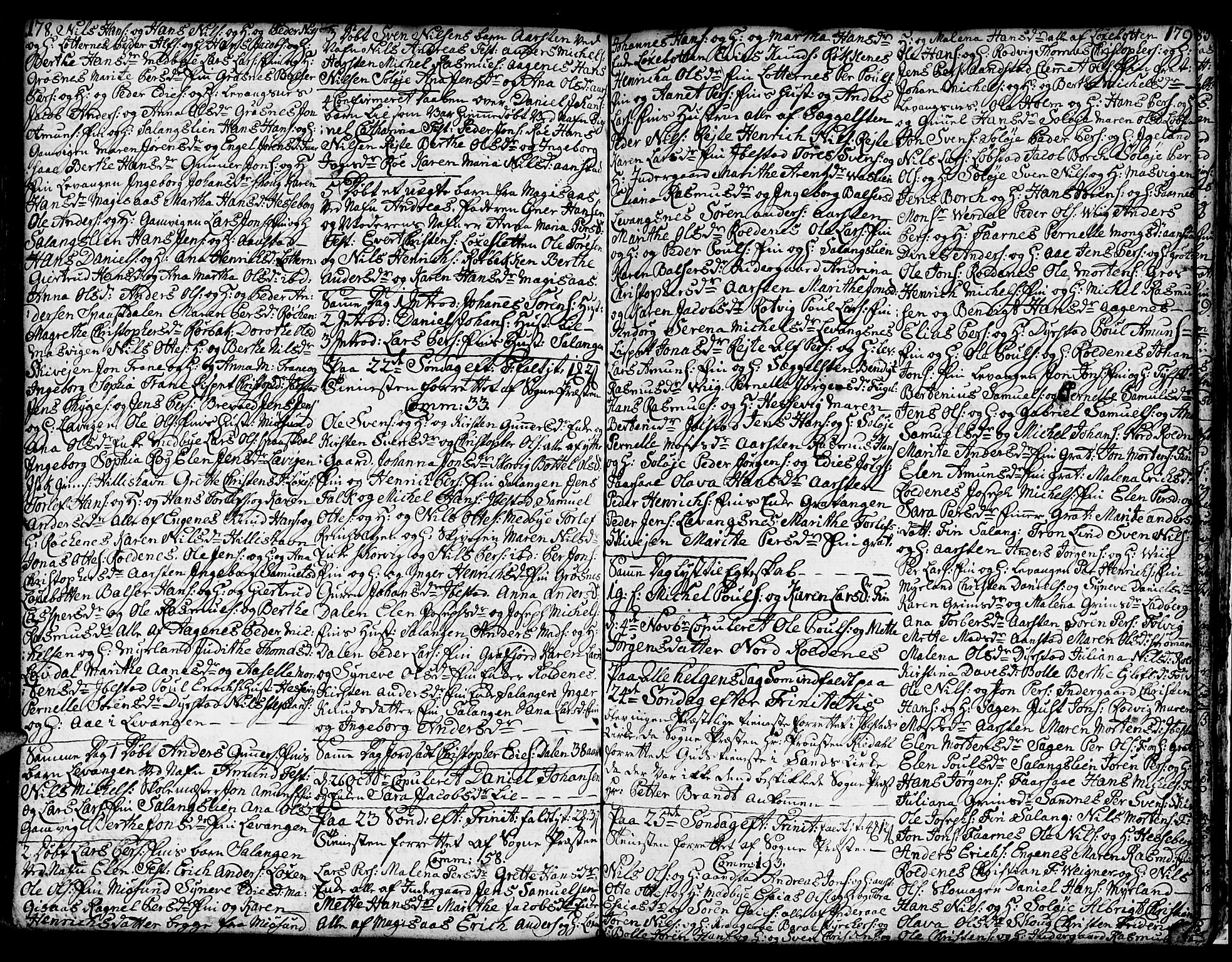 Ibestad sokneprestembete, SATØ/S-0077/H/Ha/Hab/L0001klokker: Parish register (copy) no. 1, 1776-1808, p. 178-179